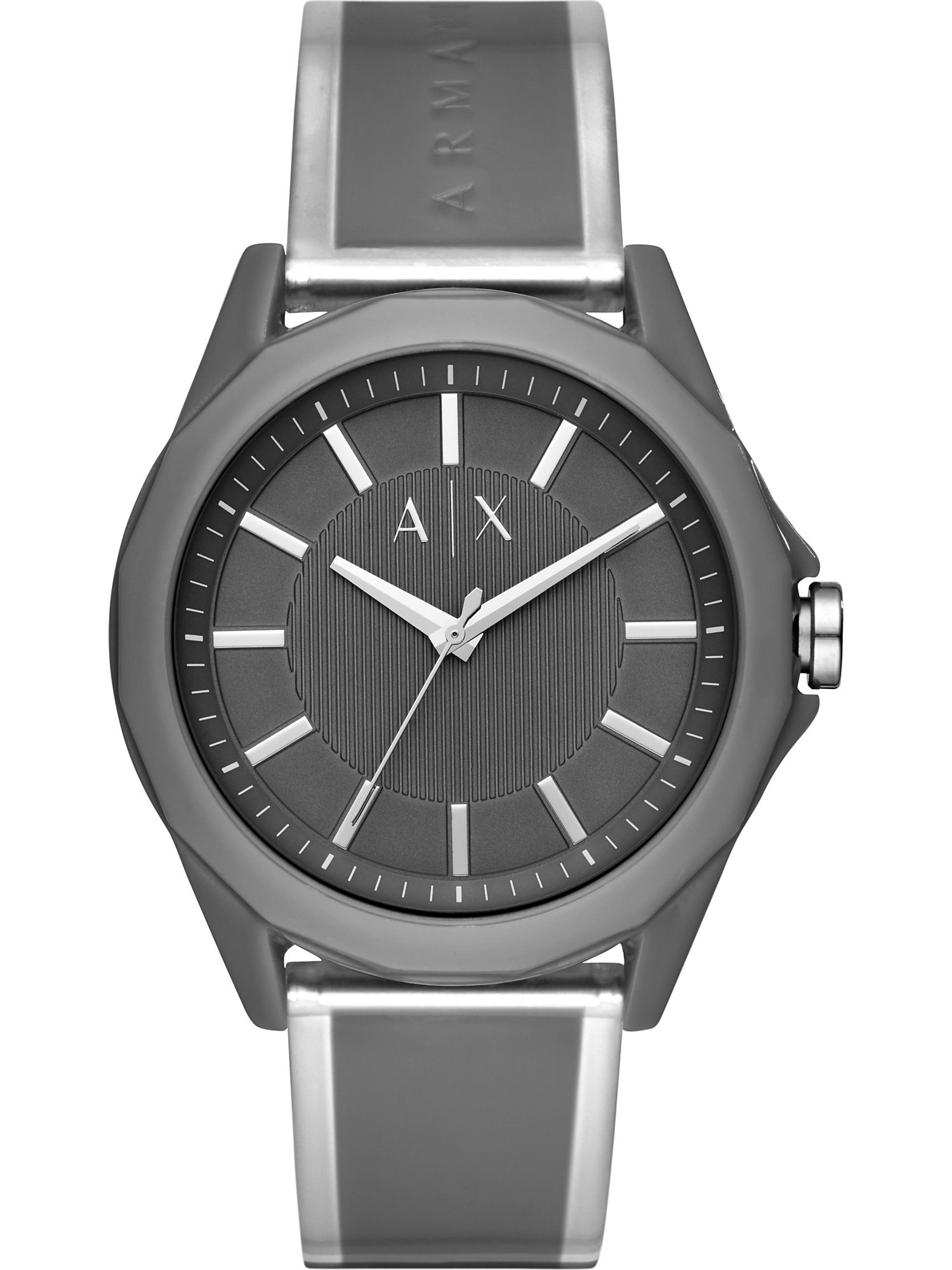 Emporio Armani Uhr dunkelgrau / silber