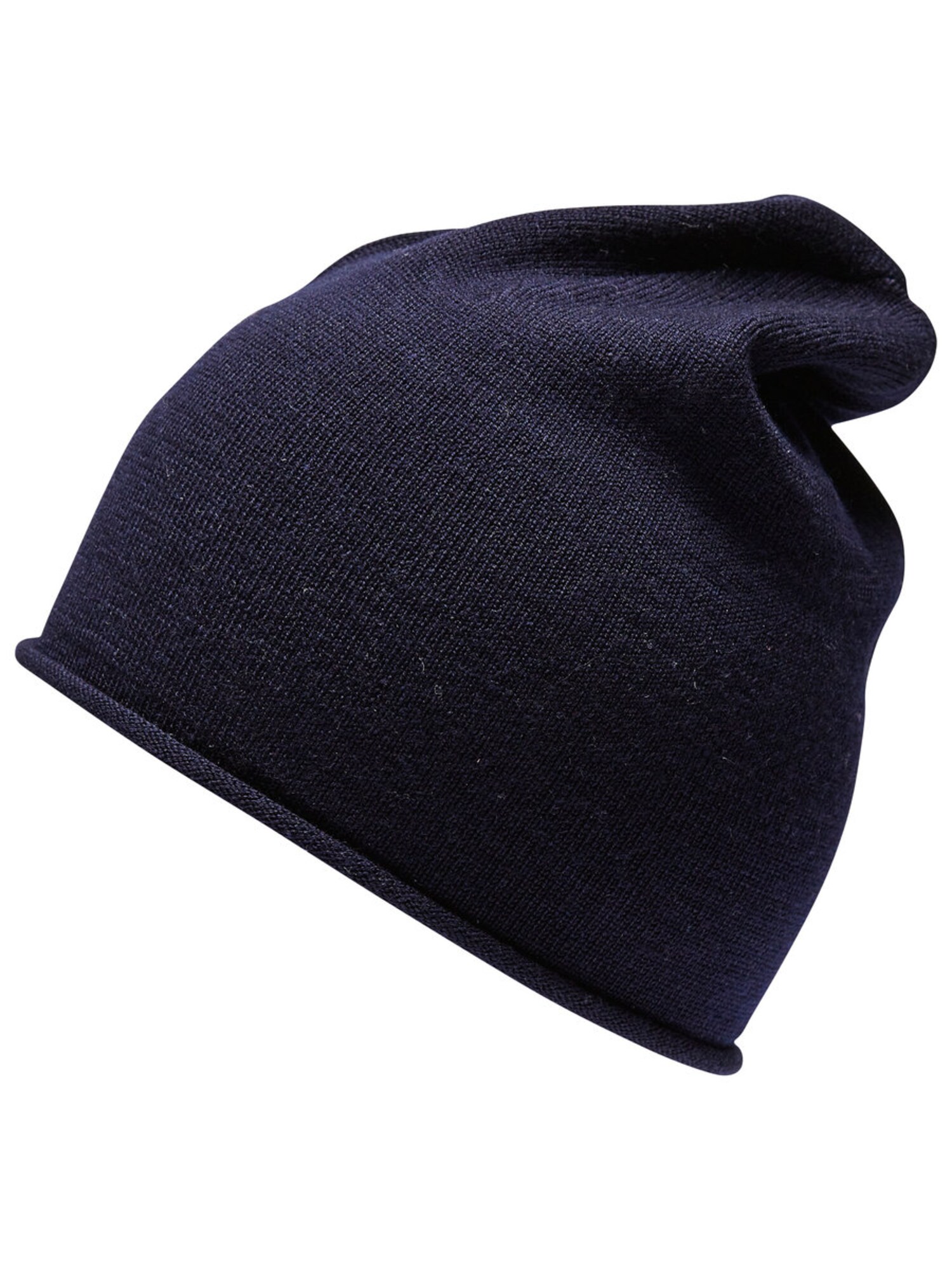 SELECTED HOMME Merino-Mütze blau