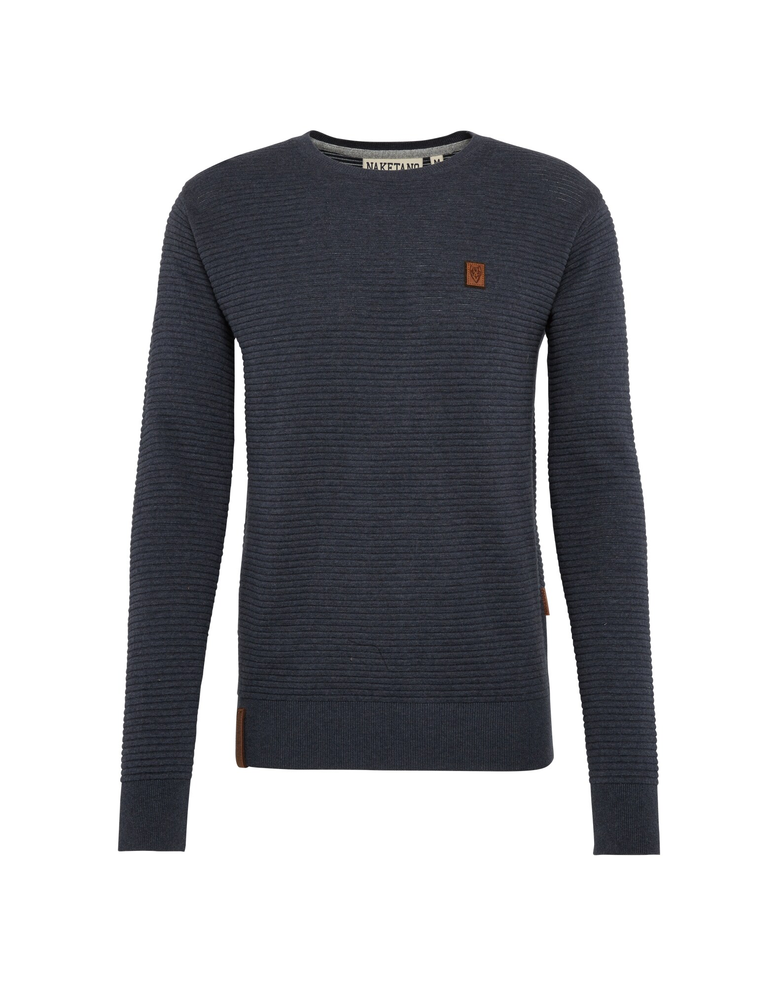 Naketano Pullover Zapzarap Zip Zap V rauchblau