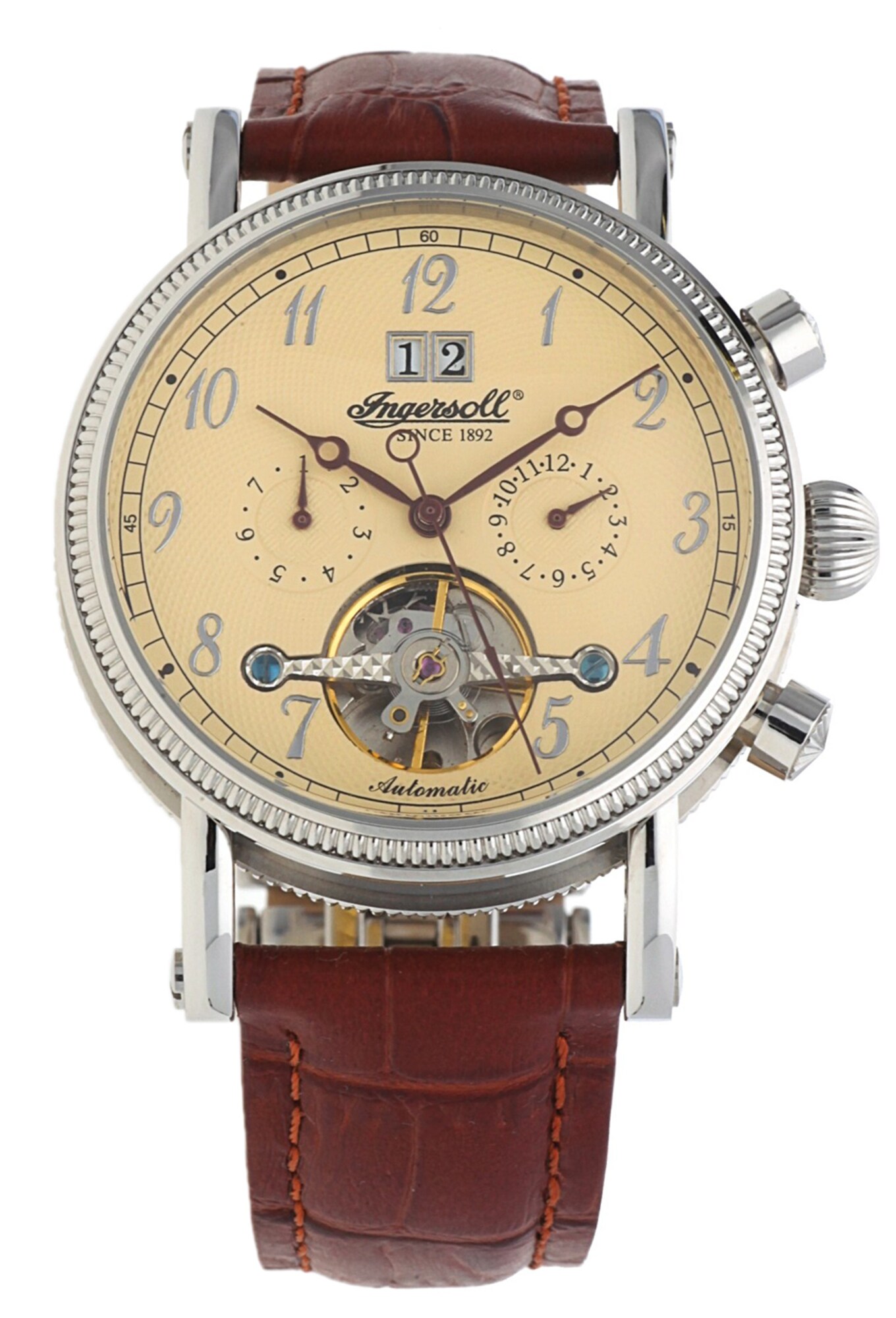 INGERSOLL Armbanduhr Richmond champagner / braun
