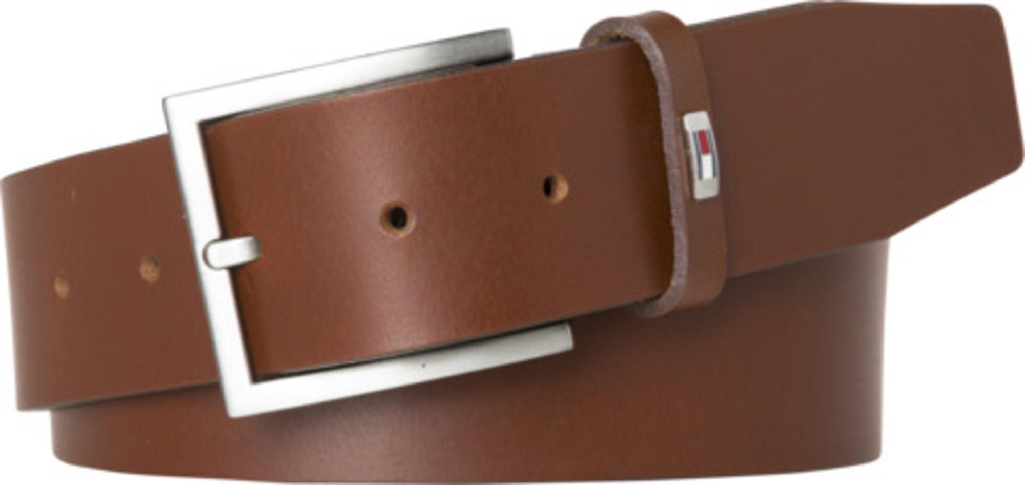 TOMMY HILFIGER Gürtel ''''Dark Tan'''' braun