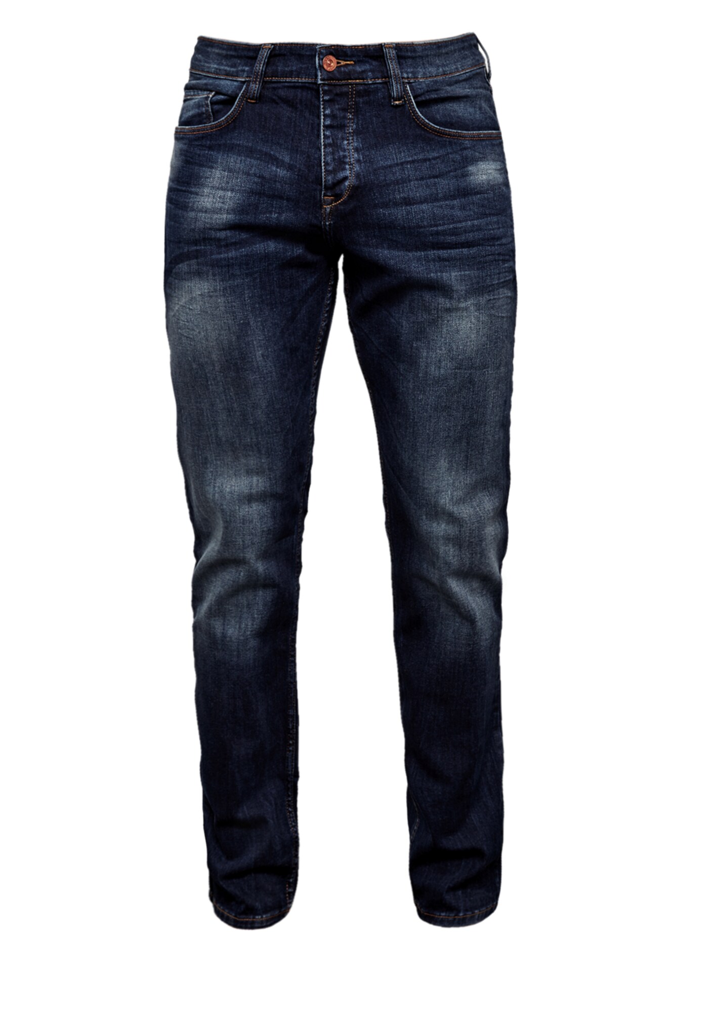Q/S Designed By Pete Straight: Jeans mit Wascheffekten blue denim / dunkelblau