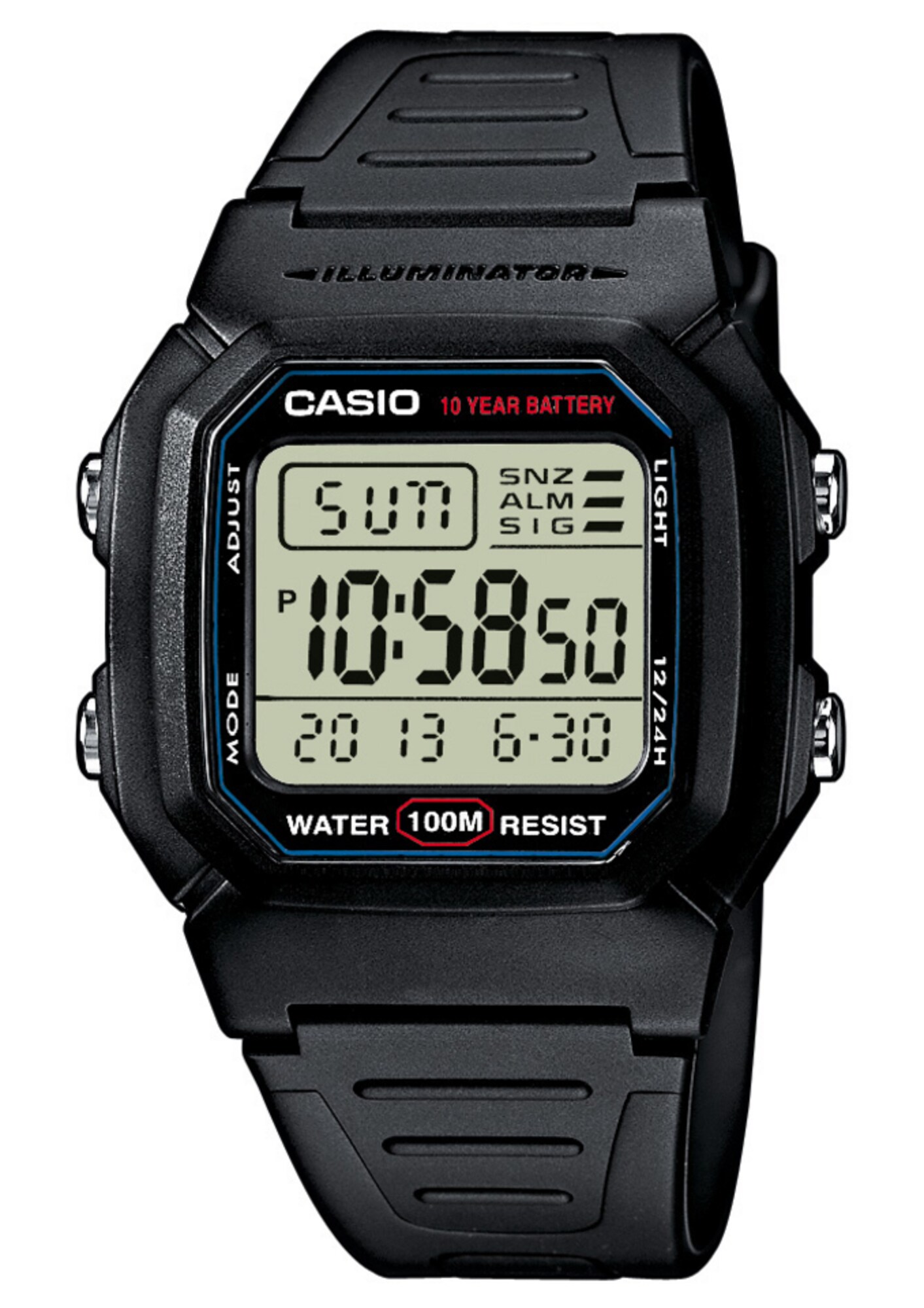 CASIO Chronograph schwarz