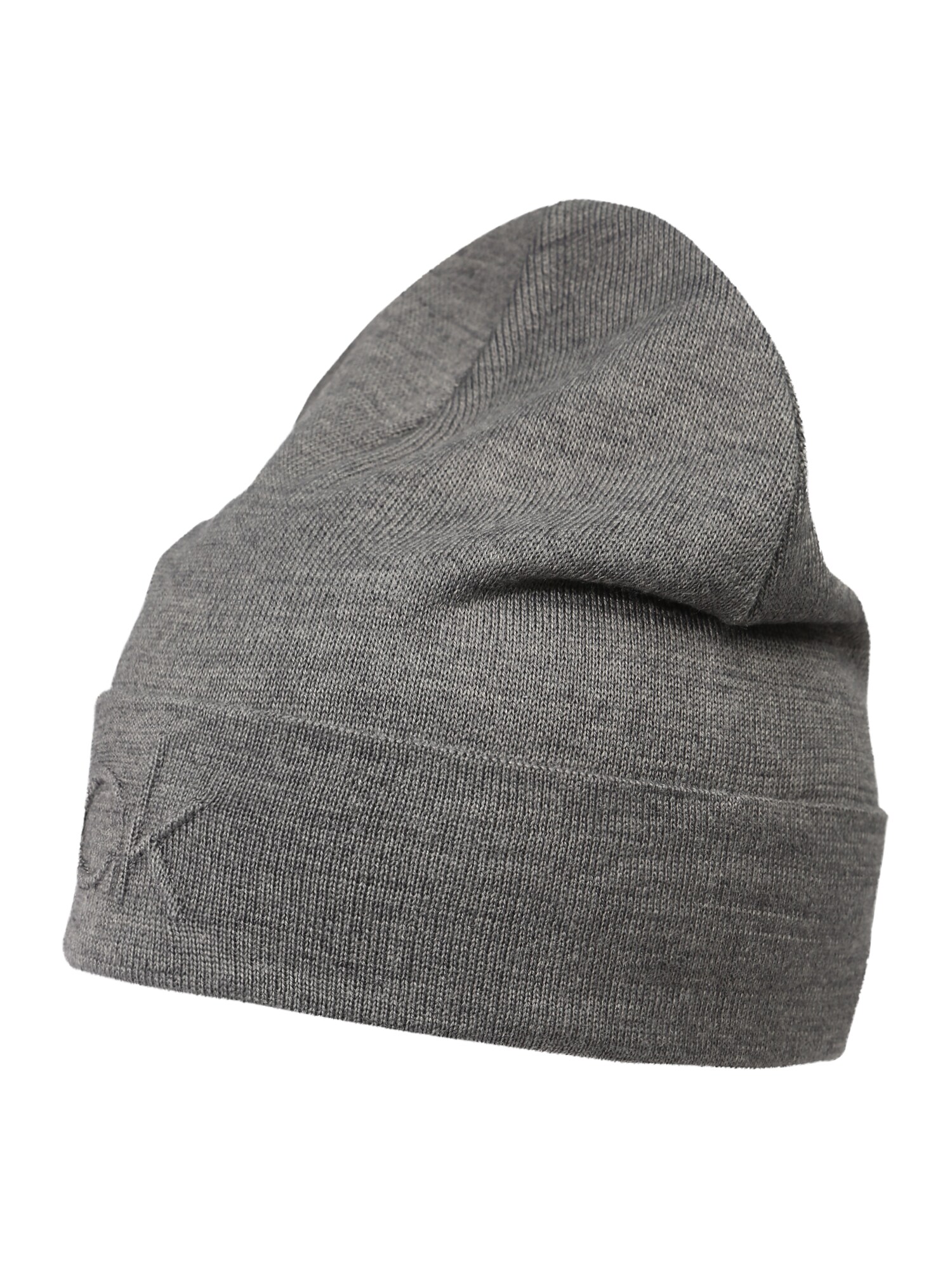 Calvin Klein Beanie EMBOSSED grau
