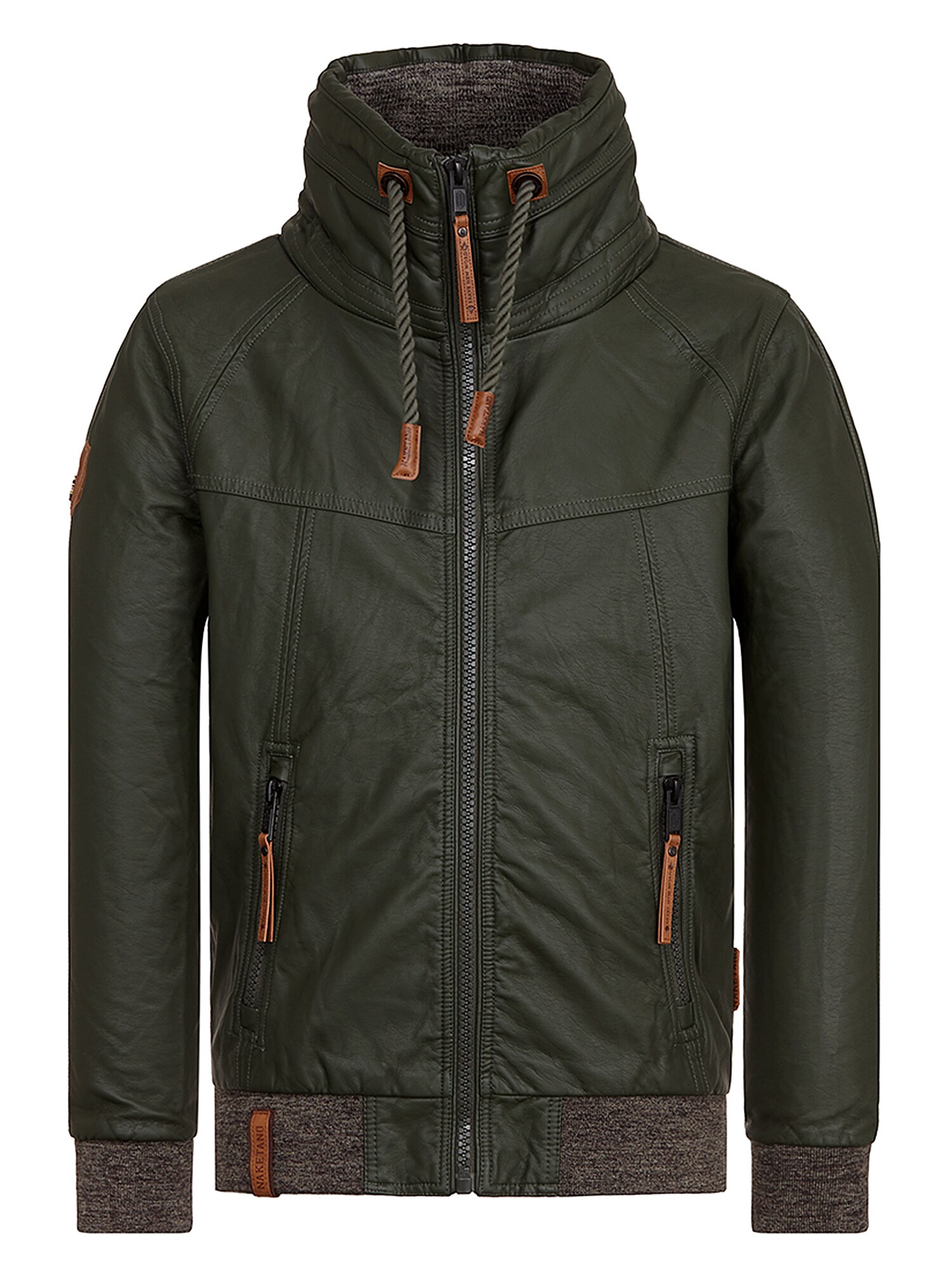 Naketano Jacke braunmeliert / grün