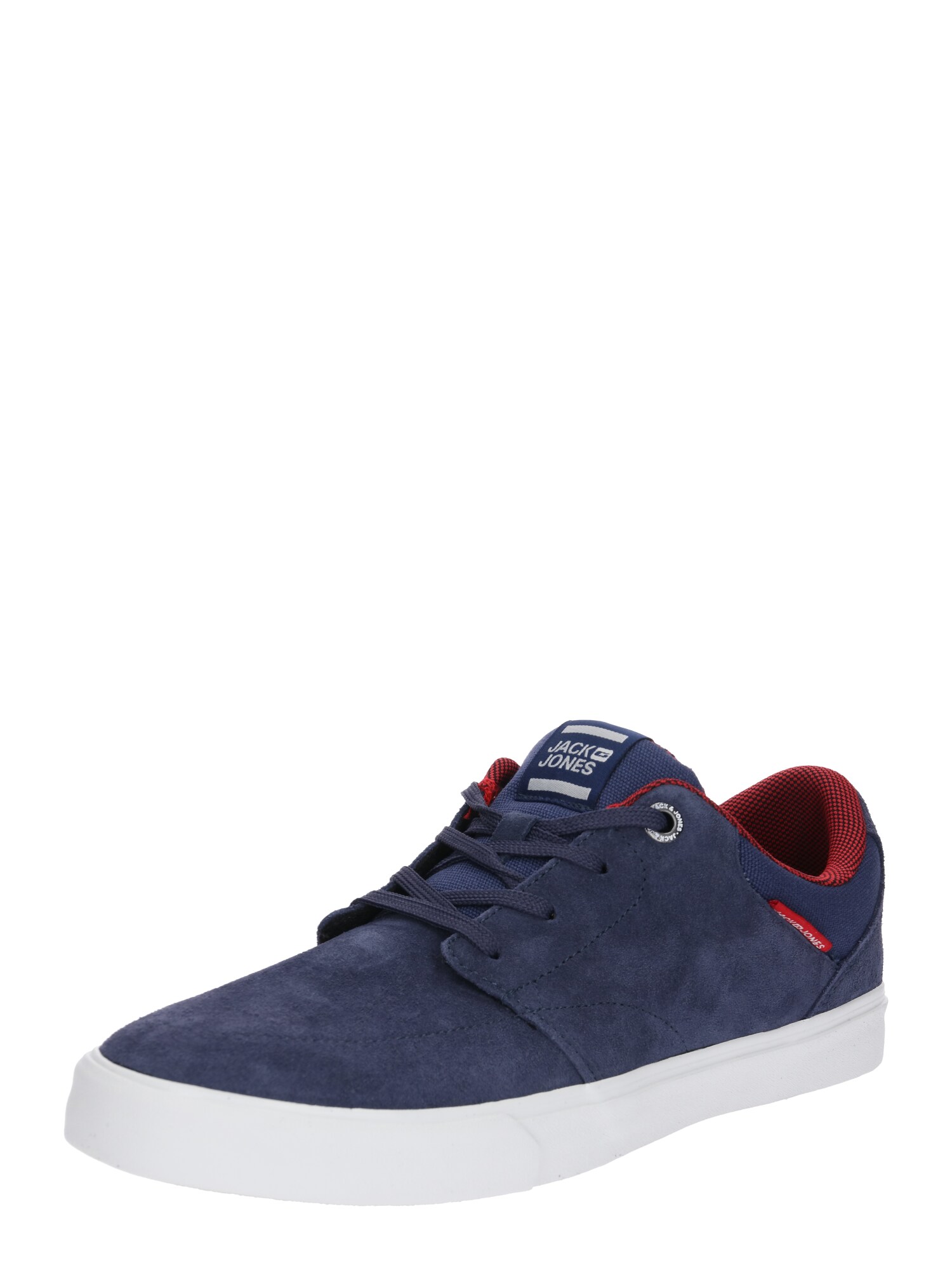 JACK & JONES Sneaker ''''Barton Suede'''' navy / weiß