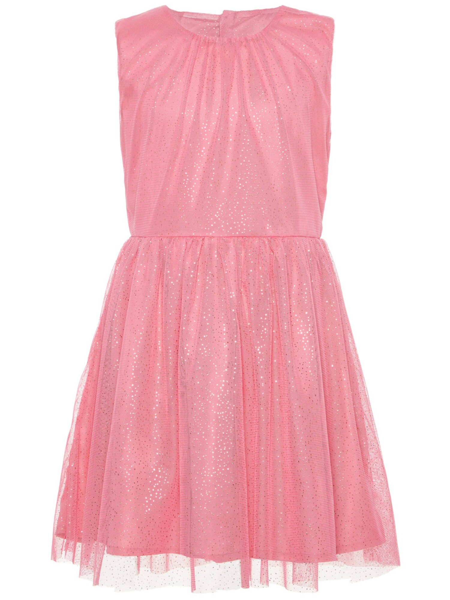 Name it Meisjes Jurk goud / pastelroze
