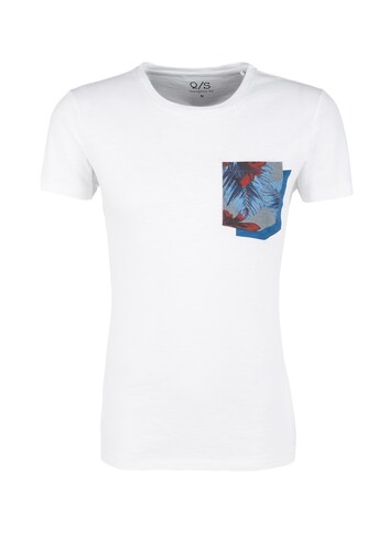Q/S Designed By Jerseyshirt mit Kontrasten mischfarben / weiß
