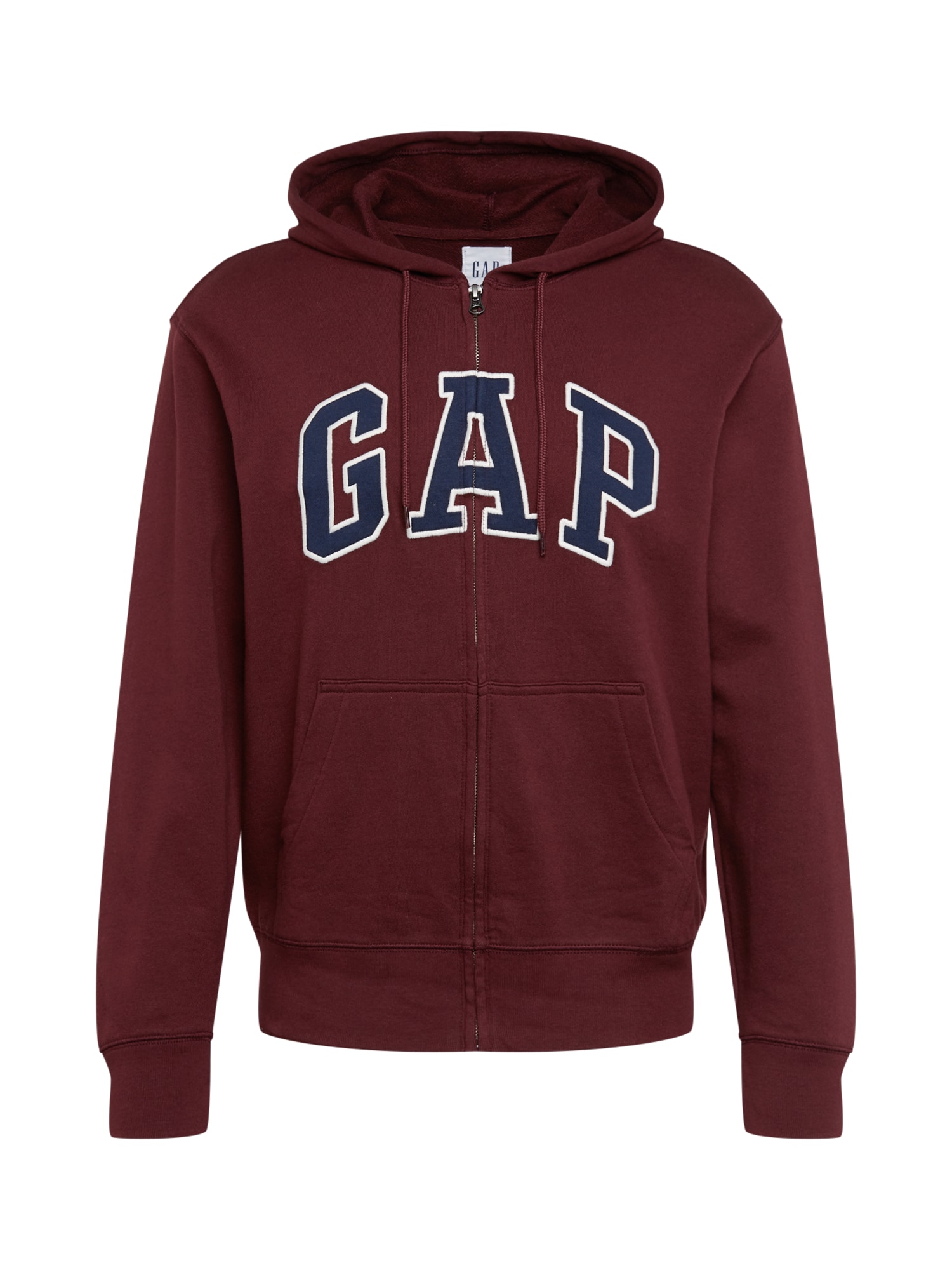 GAP Sweatjacke ''''FT ARCH'''' weinrot / dunkelblau