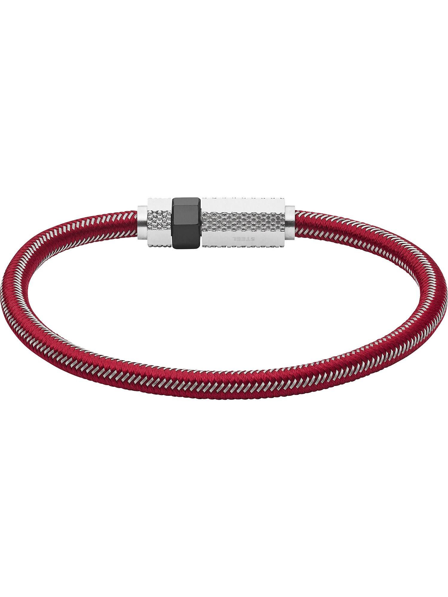 DIESEL Armband dunkelrot