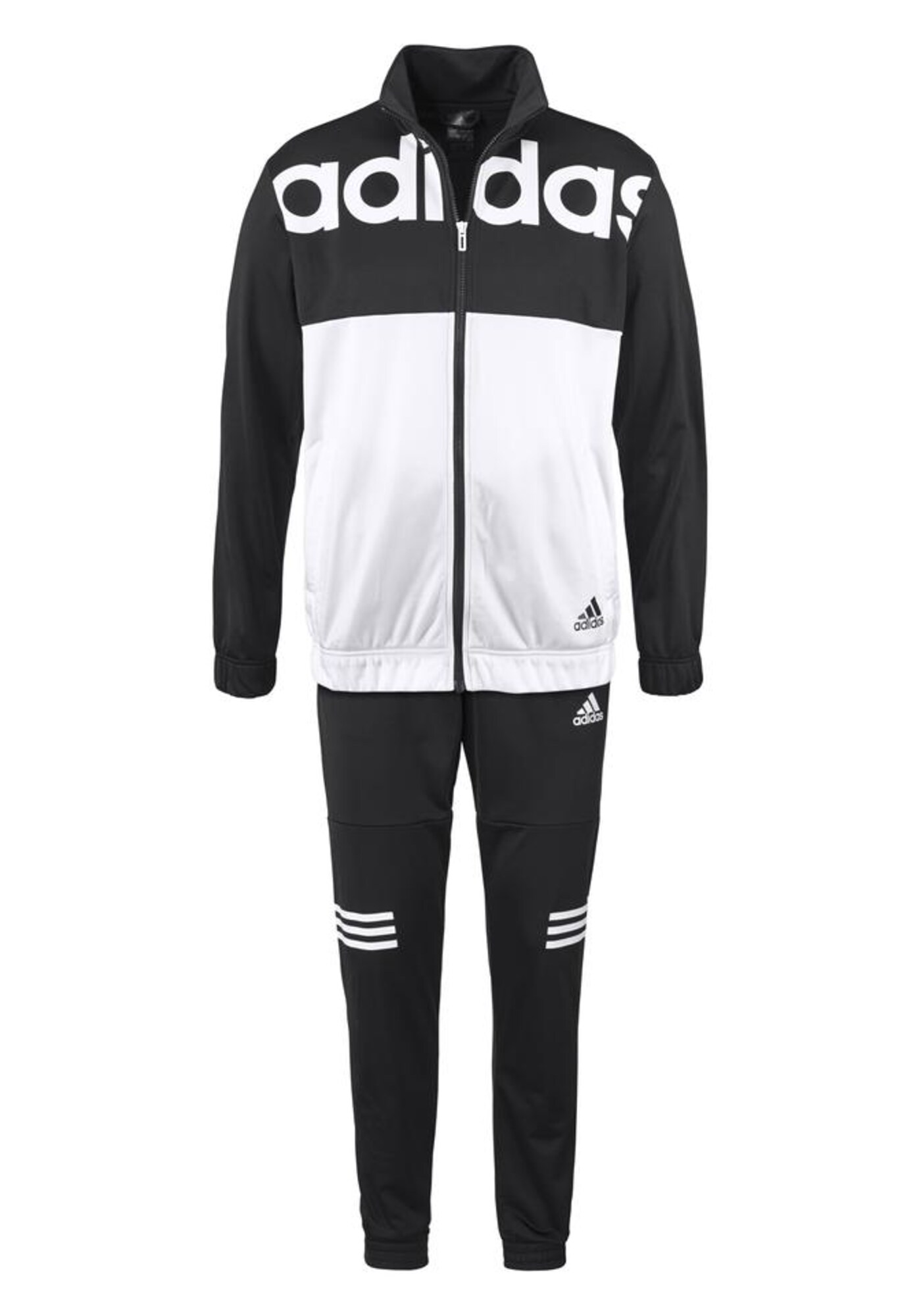 ADIDAS PERFORMANCE Trainingsanzug schwarz / weiß