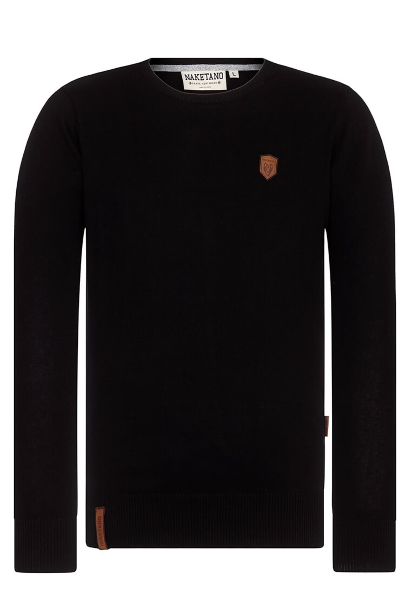 Naketano Strickpullover schwarz