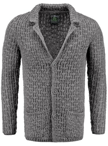Key Largo Strickjacke ST PEAK jacket grau