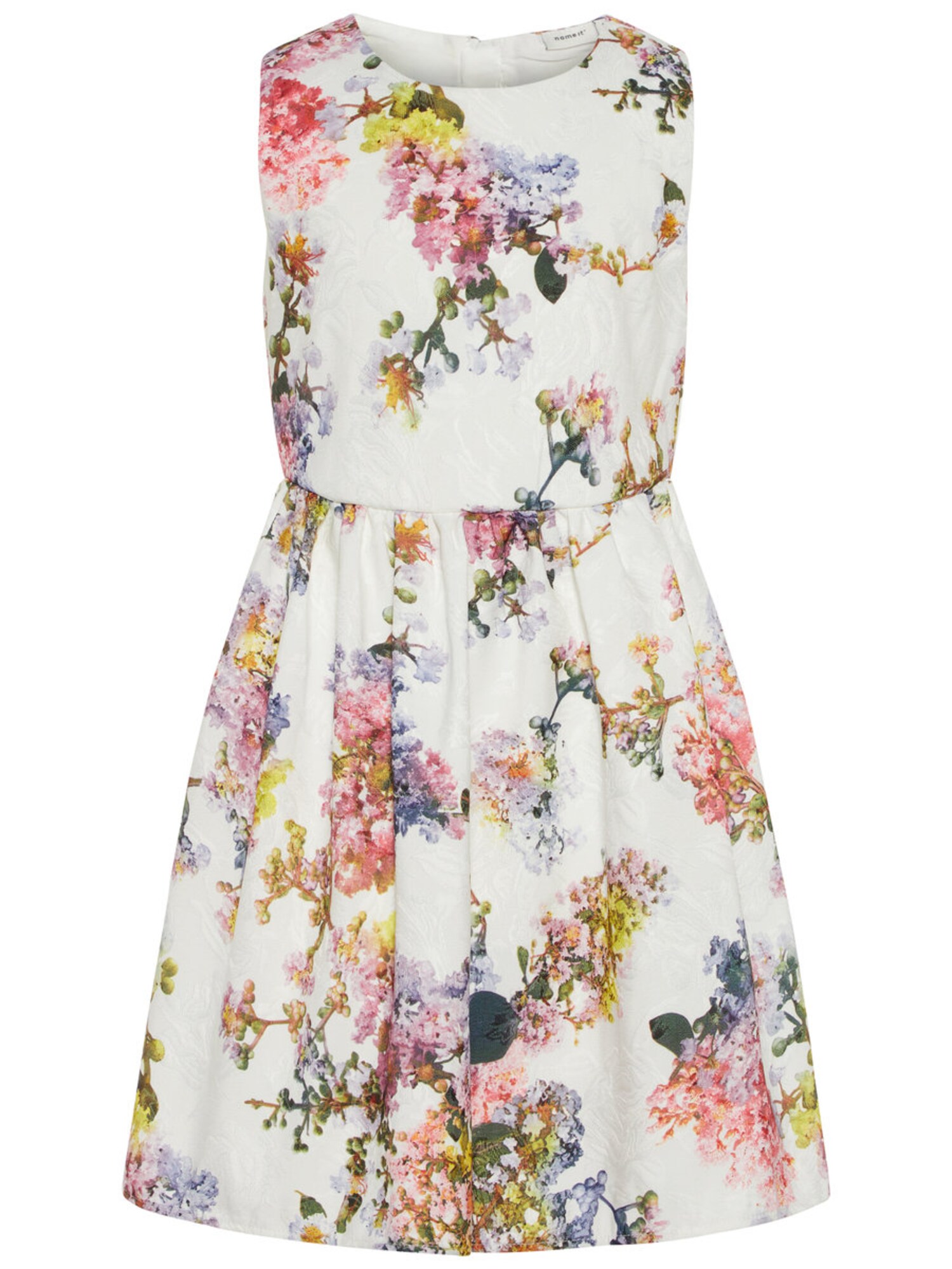 Name it Meisjes Jurk gemengde kleuren / wit