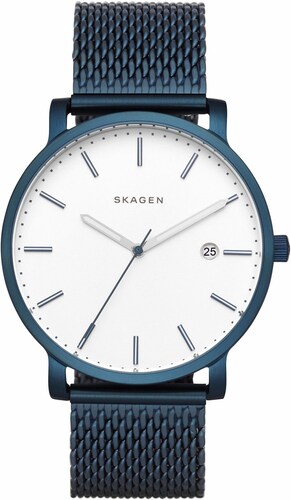 SKAGEN Quarzuhr HAGEN, SKW6326 blau / weiß