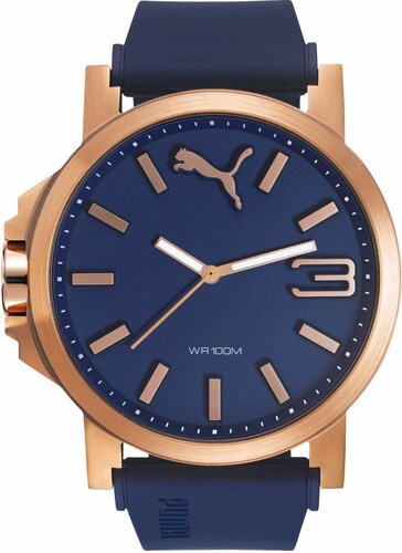 PUMA Quarzuhr»PU10346 ULTRASIZE 50 blau / rosegold