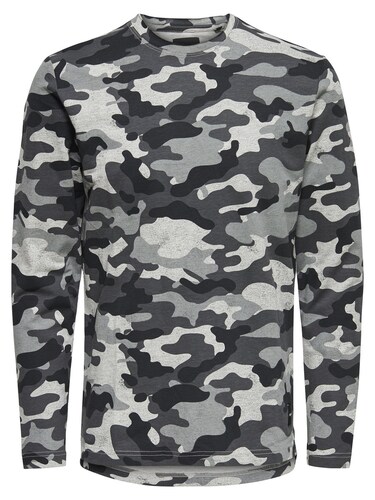 Only & Sons Sweatshirt grau / anthrazit