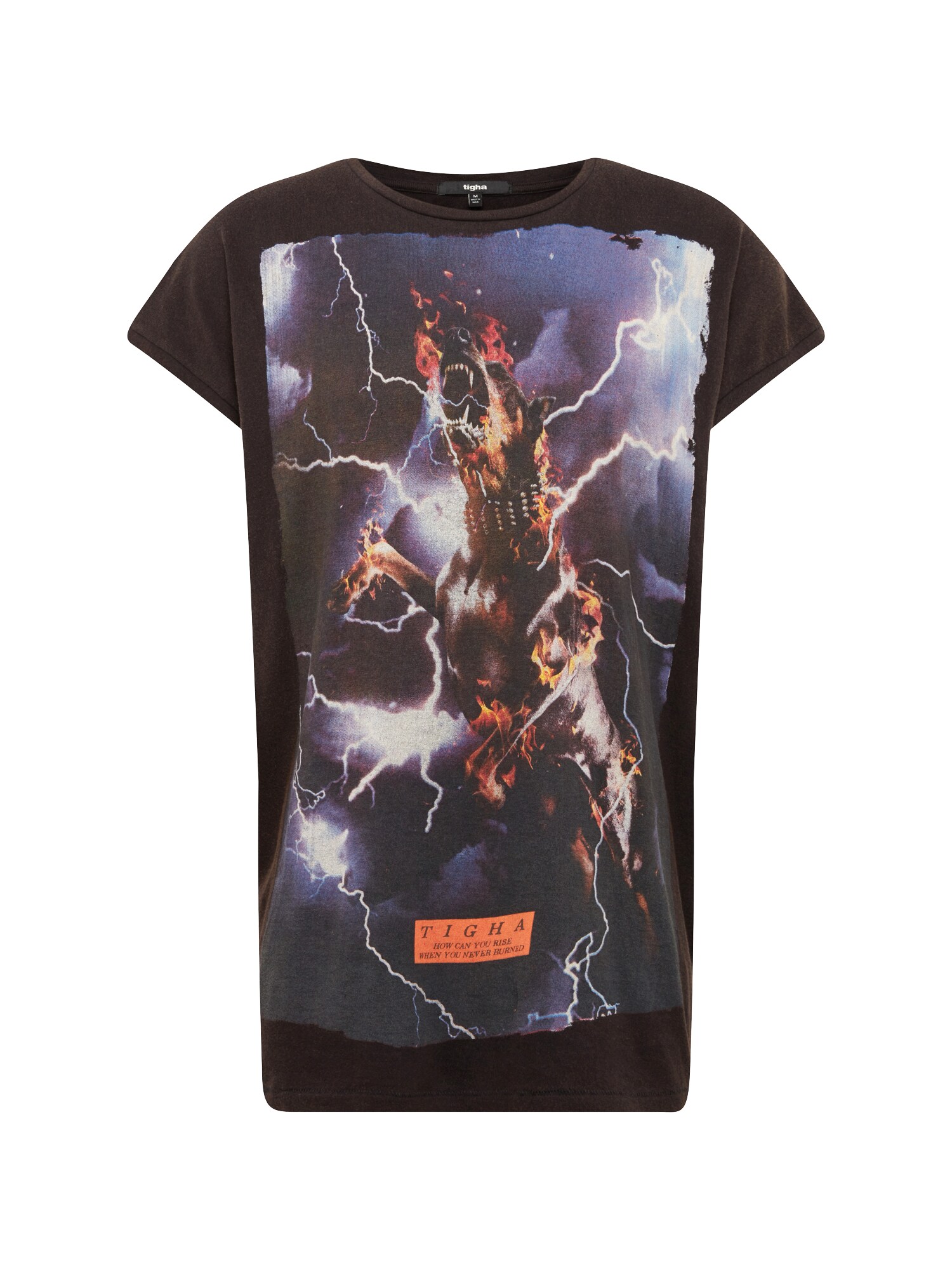 Tigha Shirt ''''Burning dog MSN'''' schwarz