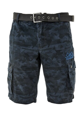 S.Oliver RED LABEL Tubx Chino: Cargo-Bermuda kobaltblau