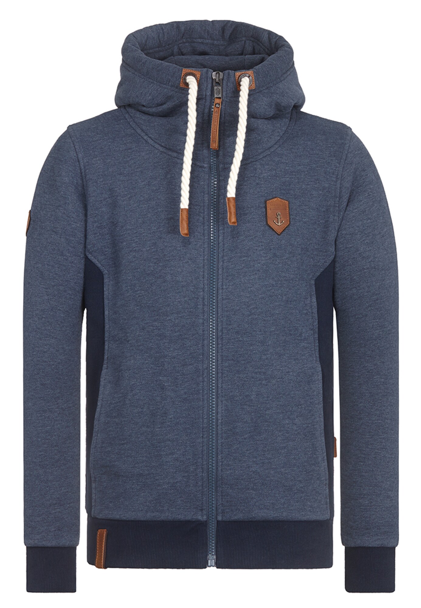 Naketano Male Zipped Jacket Birol IX blau