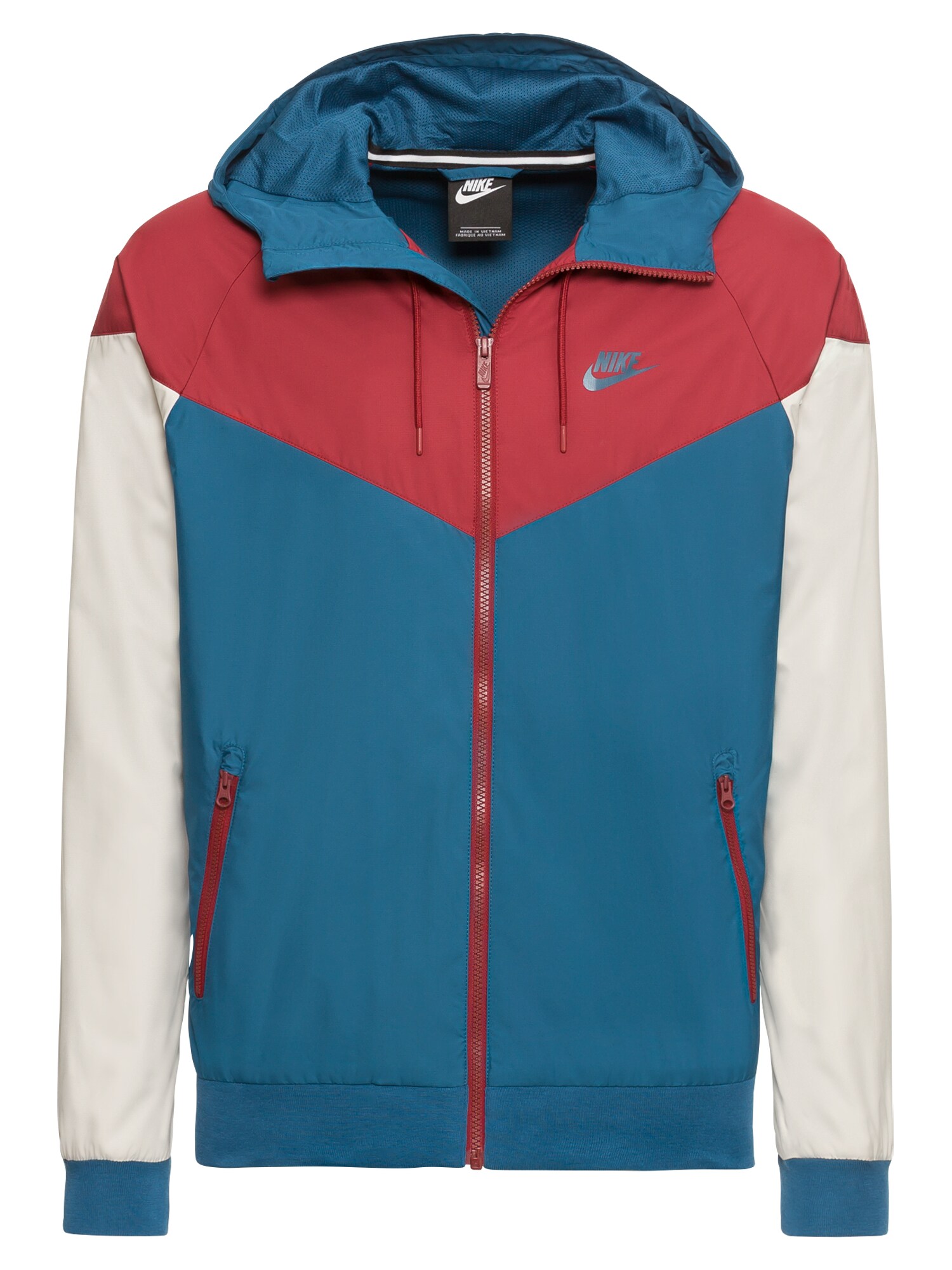 Nike Sportswear Windbreaker creme / blau / rot