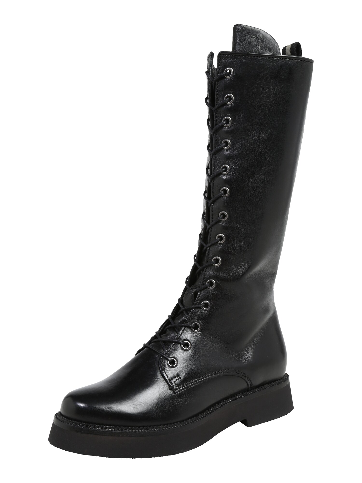 MJUS šněrovací boty černé