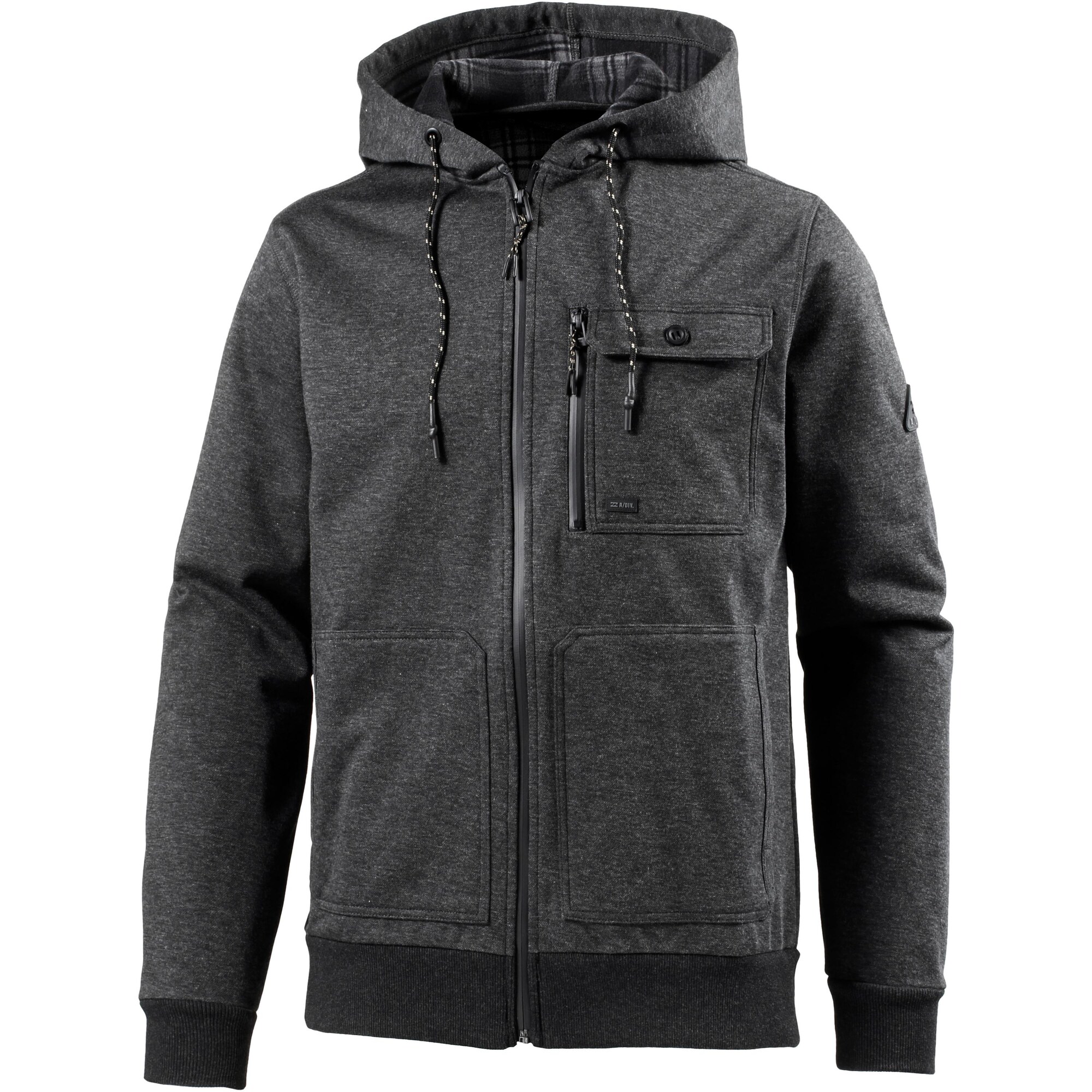 BILLABONG QUADRANT ZIP UP Kapuzenjacke Herren graphit