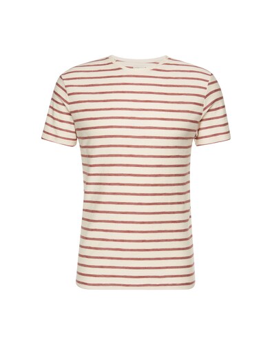 SELECTED HOMME T-Shirt rot / offwhite