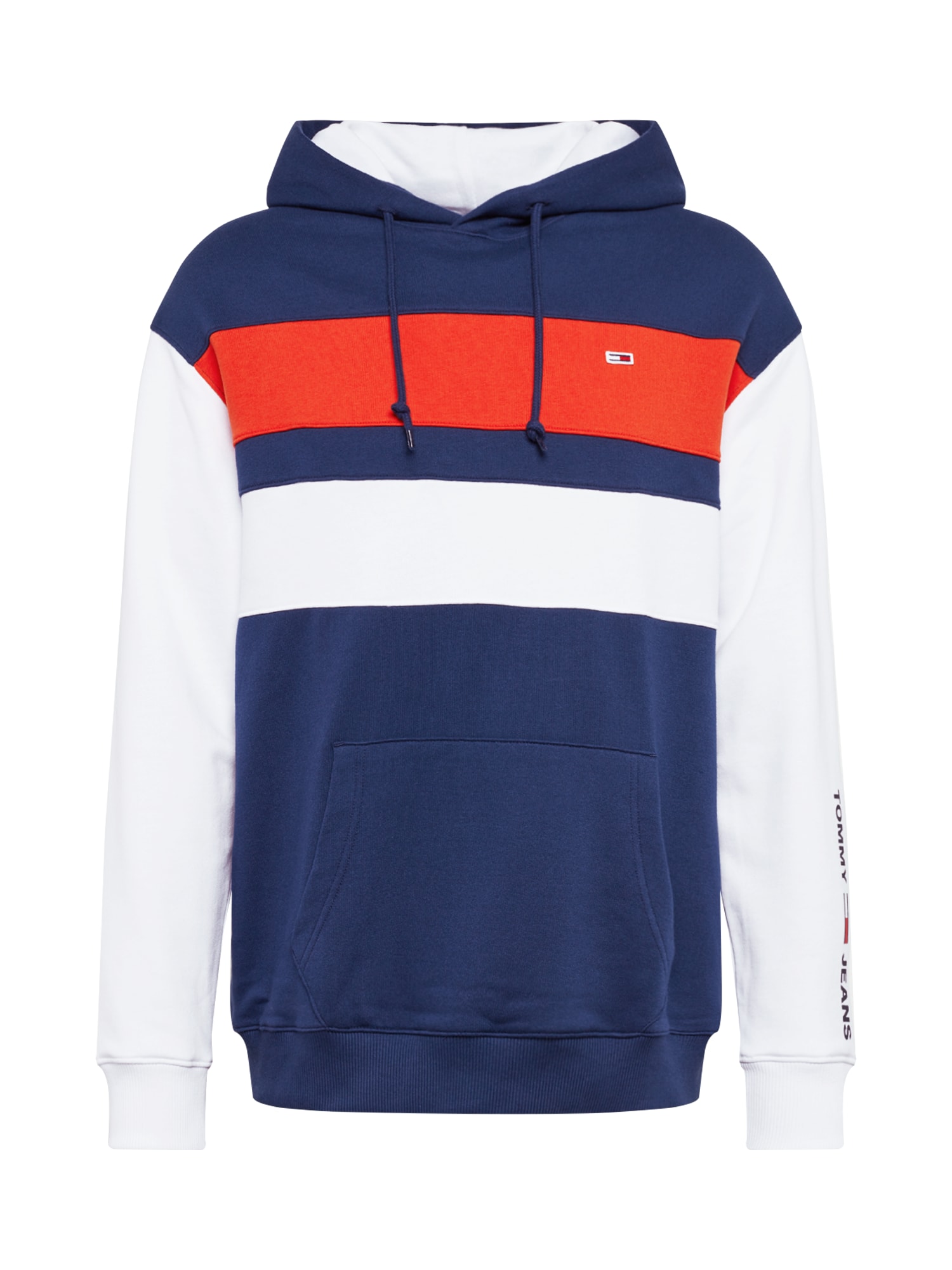 Tommy Jeans Sweatshirt dunkelblau / rot / weiß