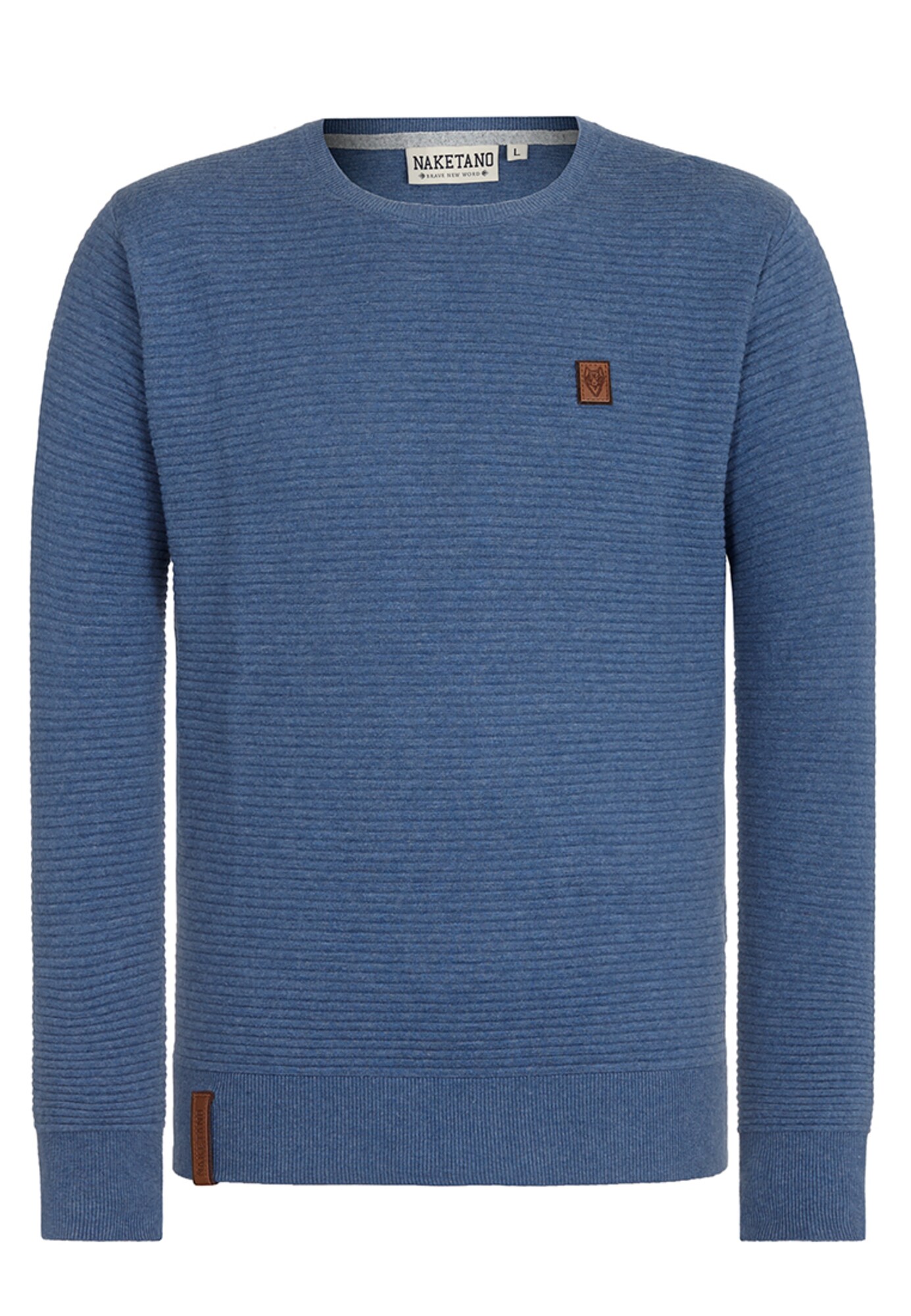 Naketano Knit Zapzarap Zip Zap  V blau