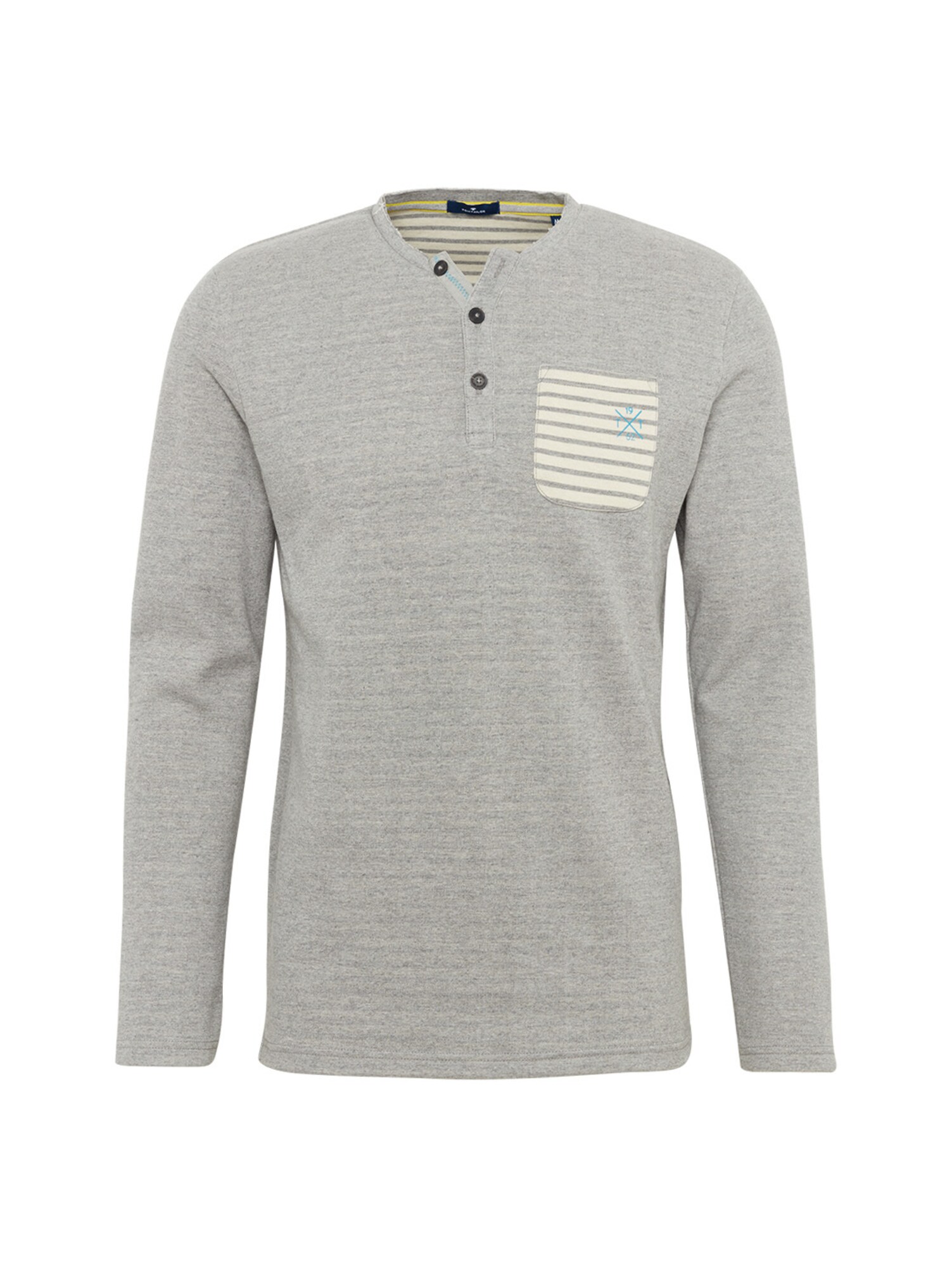 TOM TAILOR T-Shirt graumeliert