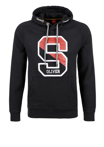 S.Oliver RED LABEL Sweatshirt mit Signature-Print kobaltblau