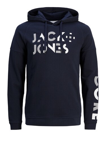 JACK & JONES Bedrucktes Sweatshirt dunkelblau