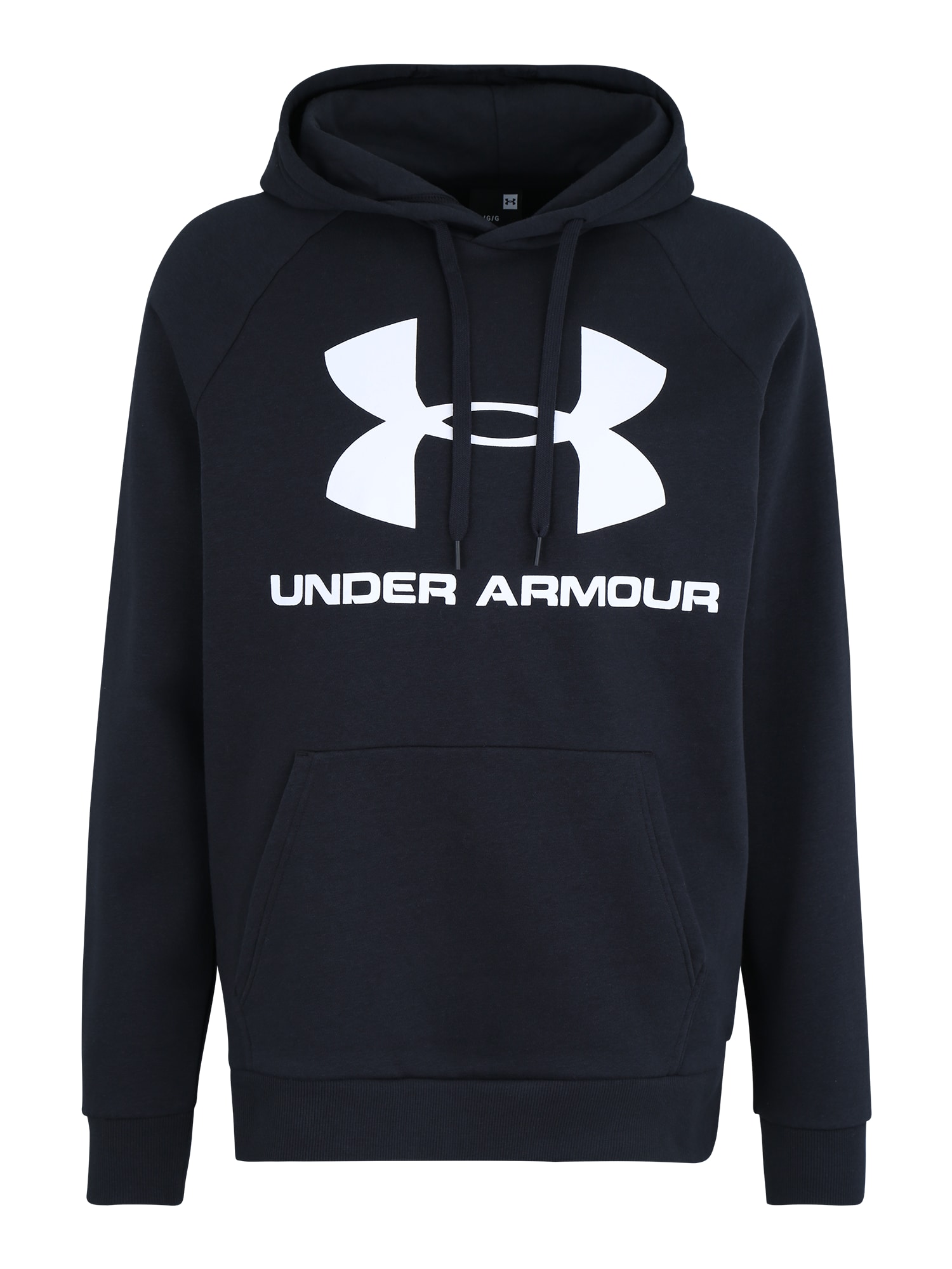 UNDER ARMOUR Sweatshirt ''''RIVAL FLEECE SPORTSTYLE'''' weiß / schwarz