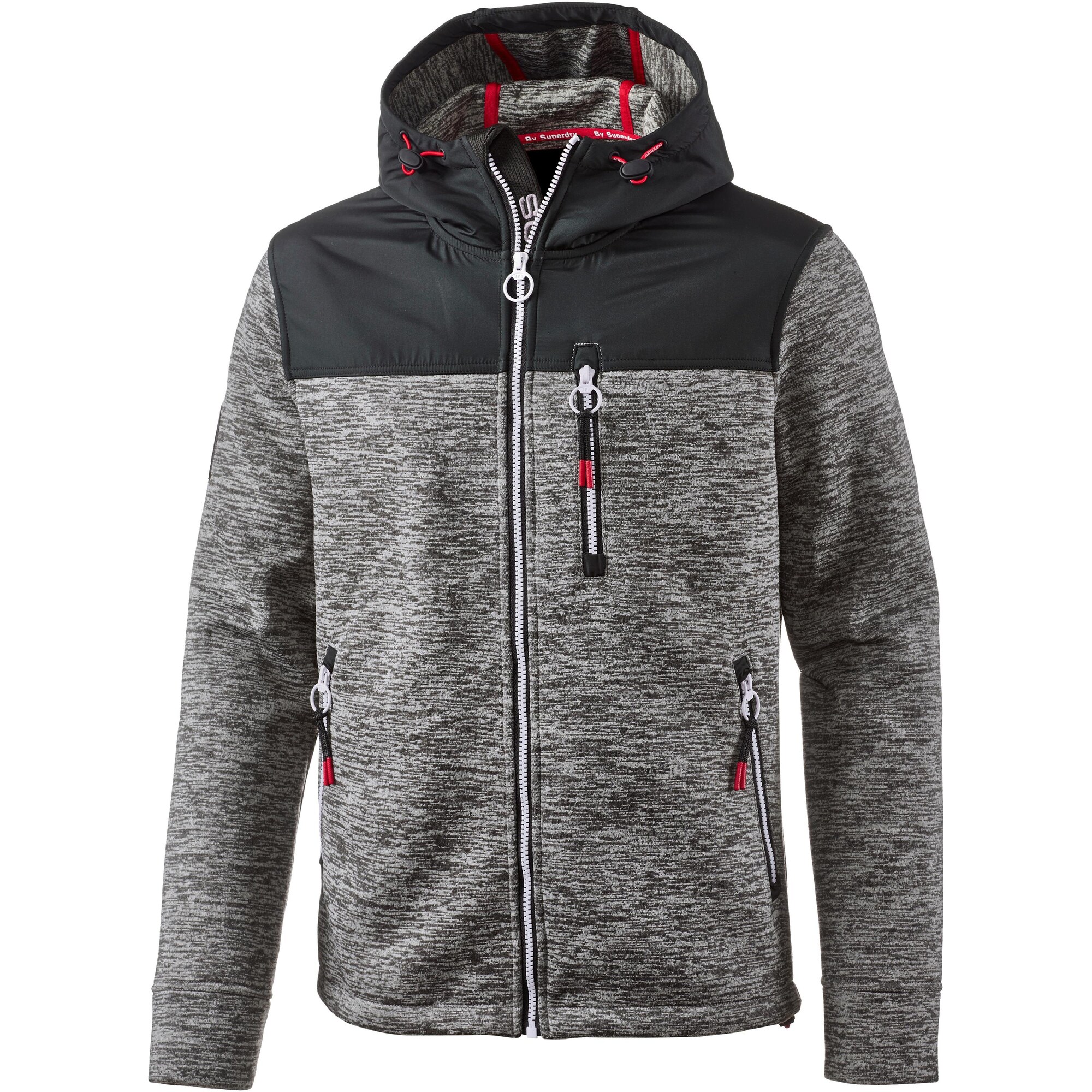 Superdry Kapuzenjacke dunkelgrau