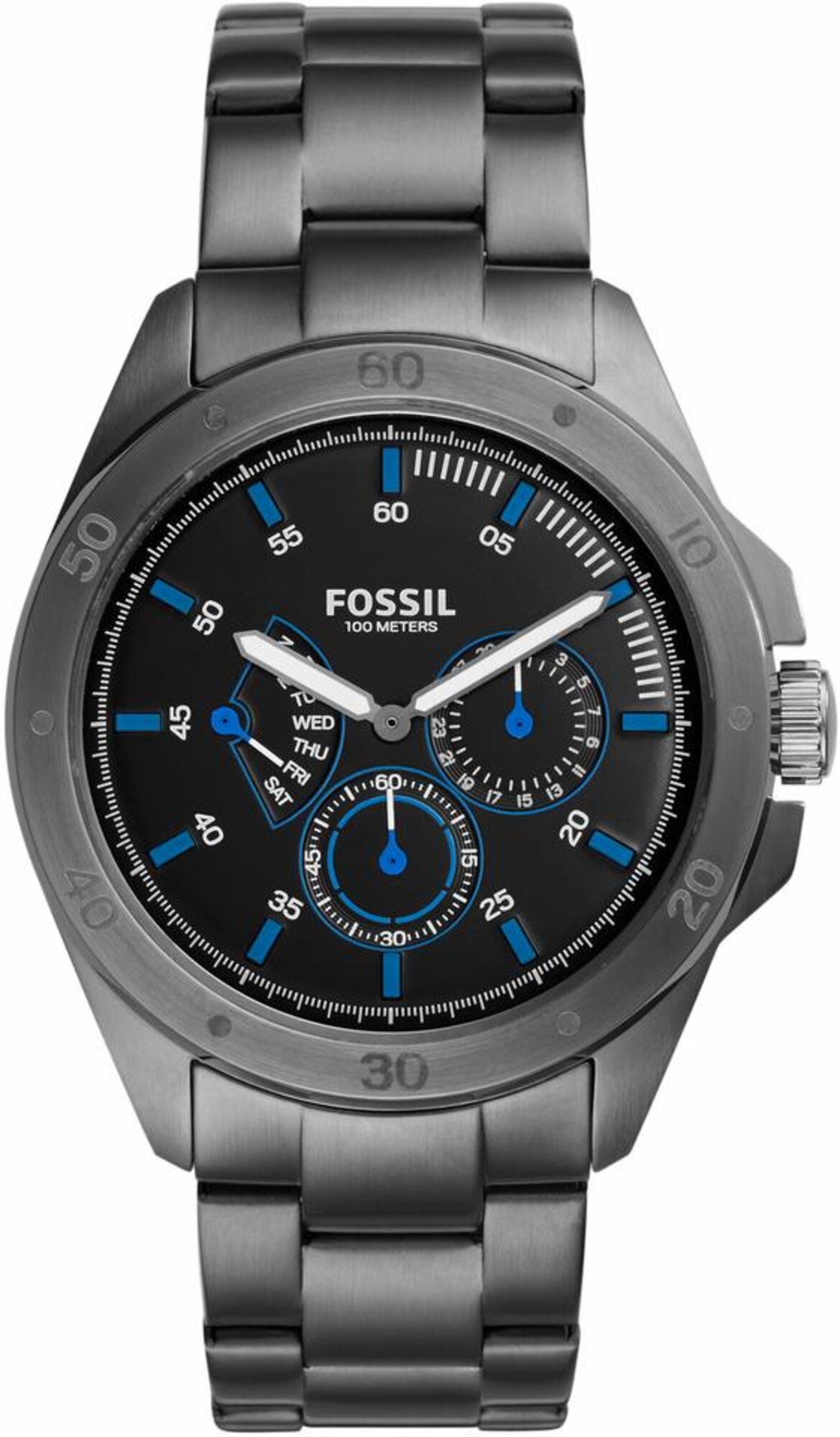 FOSSIL Multifunktionsuhr anthrazit