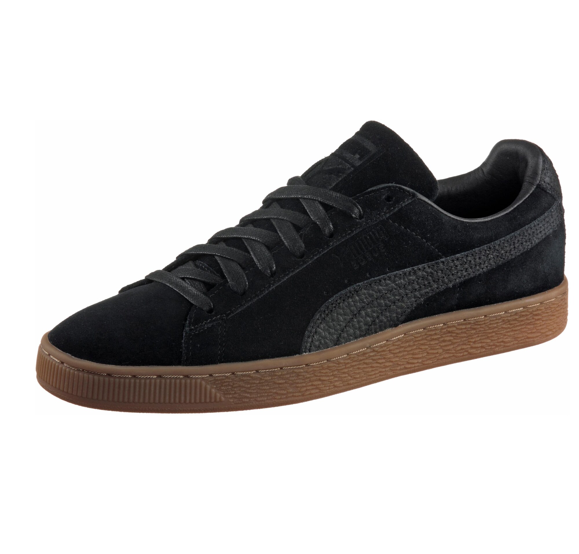 PUMA Suede Classic Natural Warmth Sneaker Herren schwarz