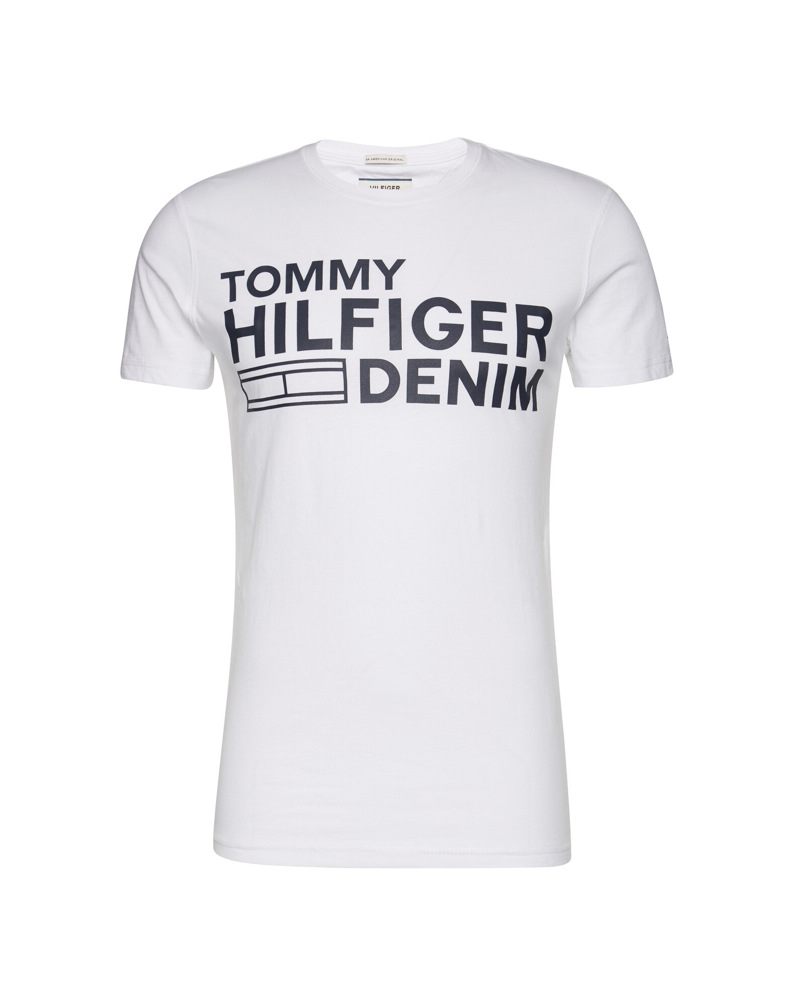 Tommy Jeans Logo-Shirt mit Print weiß