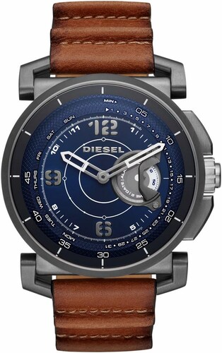 DIESEL ADVANCED, DZT1003 Smartwatch ( Android Wear) blau / braun