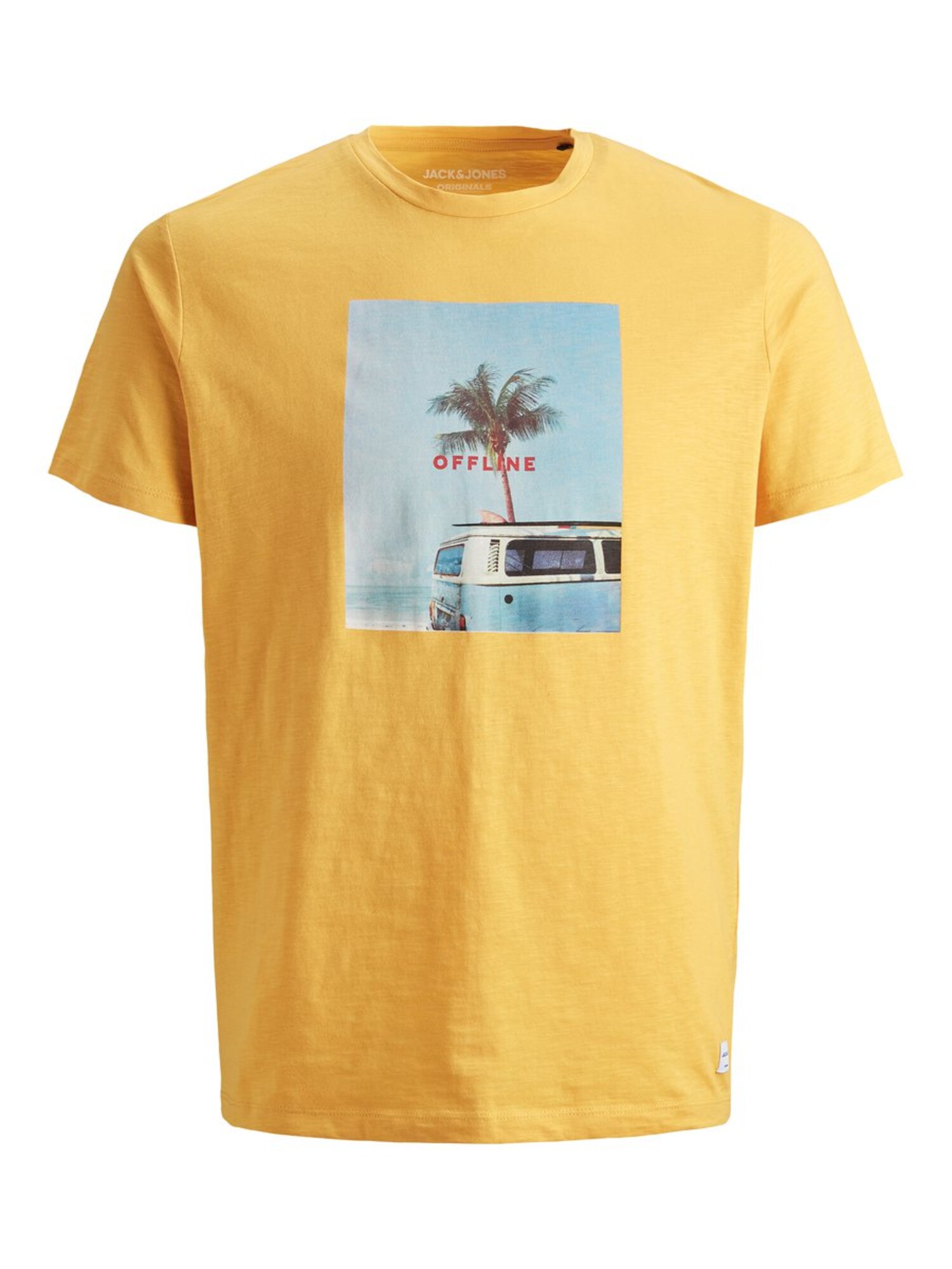 JACK & JONES T-Shirt gelb / mischfarben