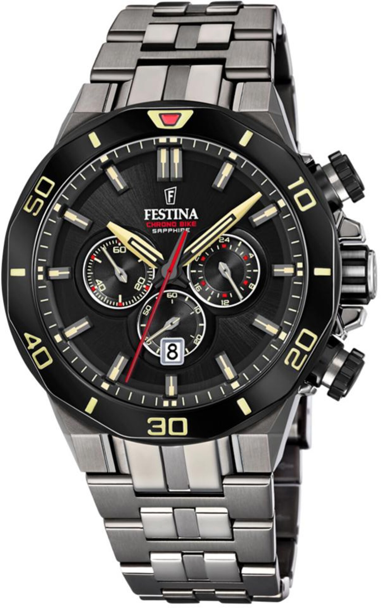 FESTINA Chronograph ''''Limited Edition Chrono Bike 2019, F20453/1'''' schwarz / silber
