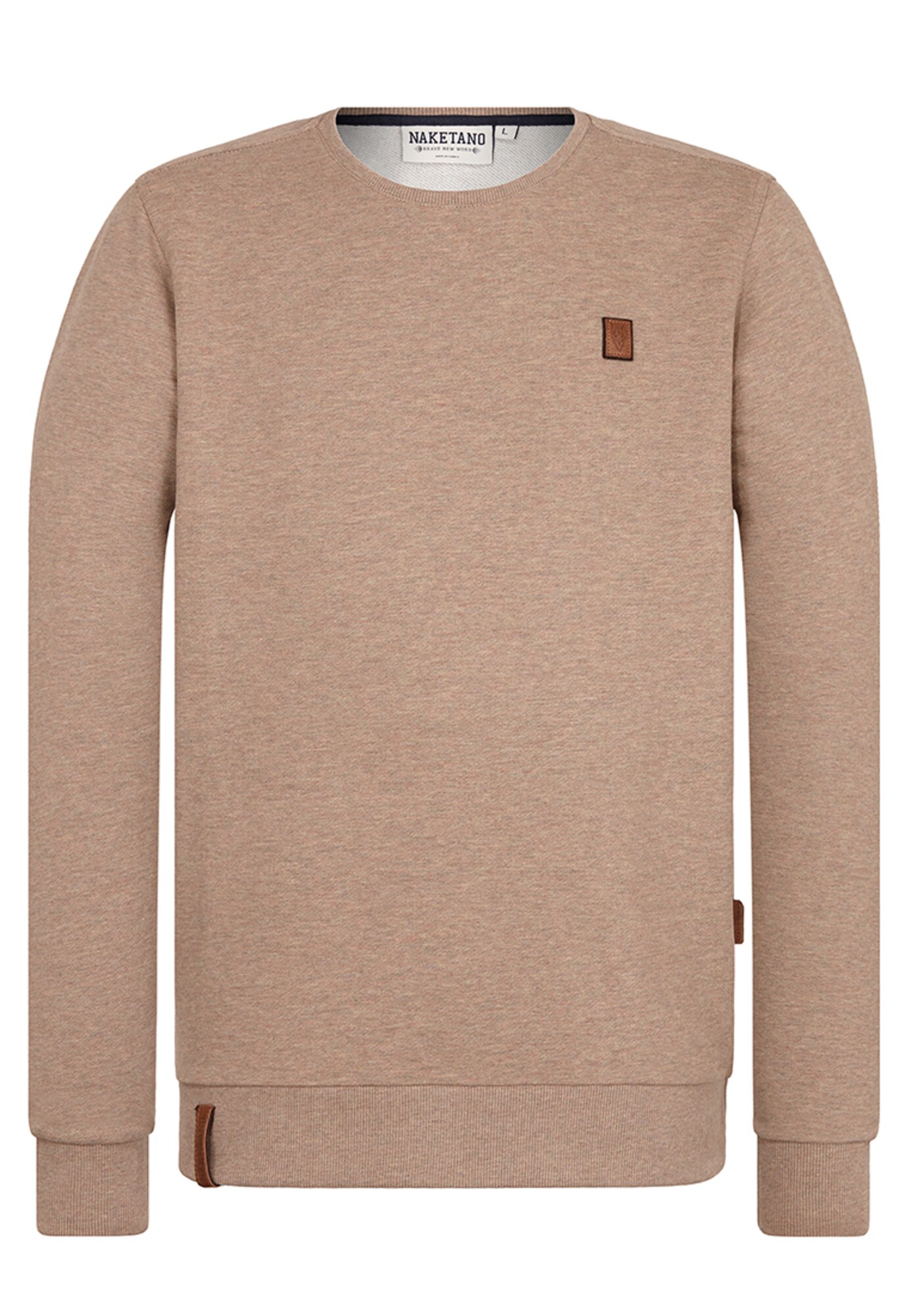 Naketano Sweatshirt Kubilay VI braun / hellbraun