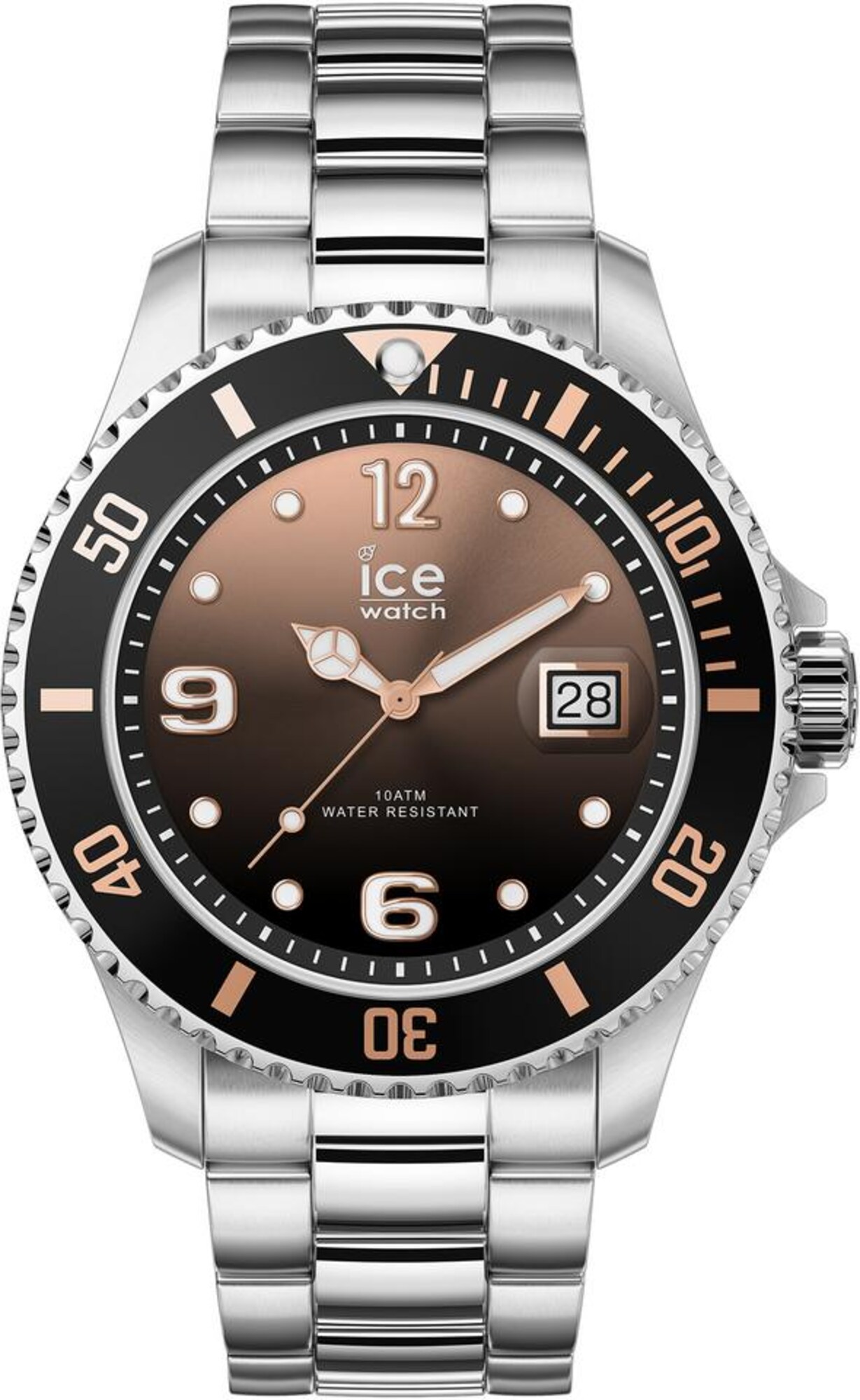 ICE WATCH Quarzuhr ''''Ice'''' braun / schwarz / silber