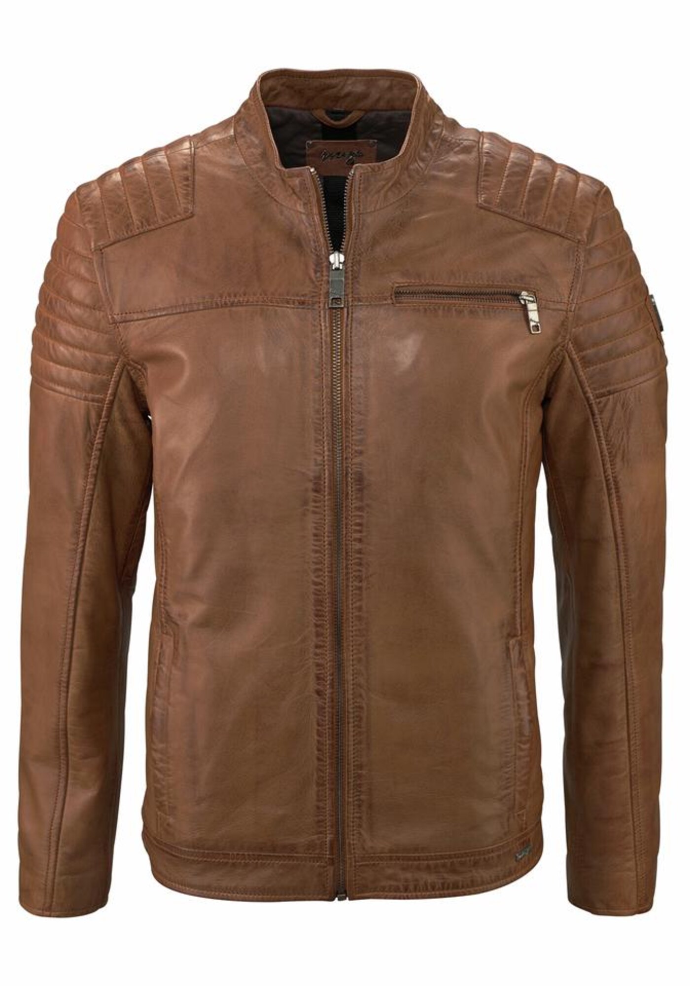 Maze Lederjacke cognac
