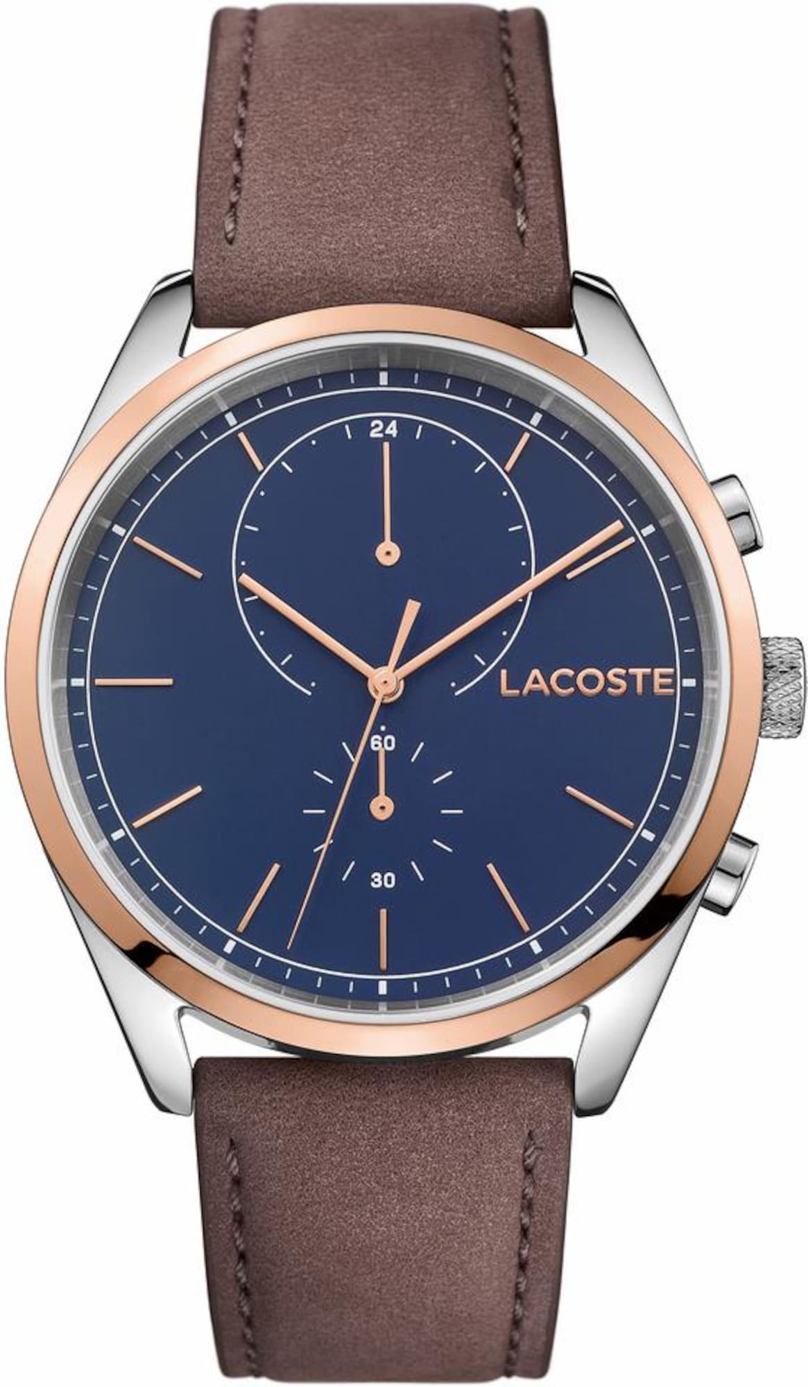 LACOSTE Uhr SAN DIEGO nachtblau / braun