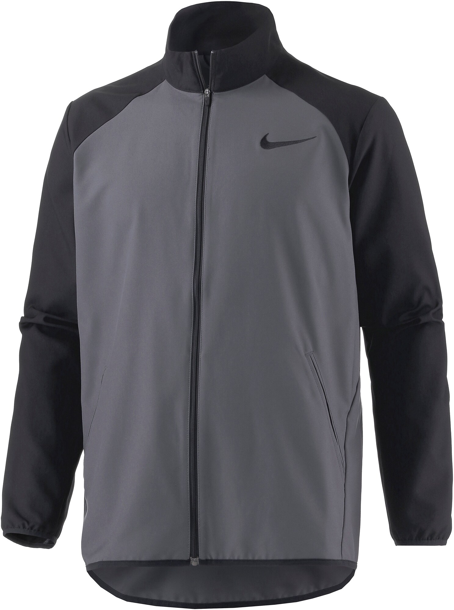 NIKE Team Woven Funktionsjacke Herren grau / schwarz