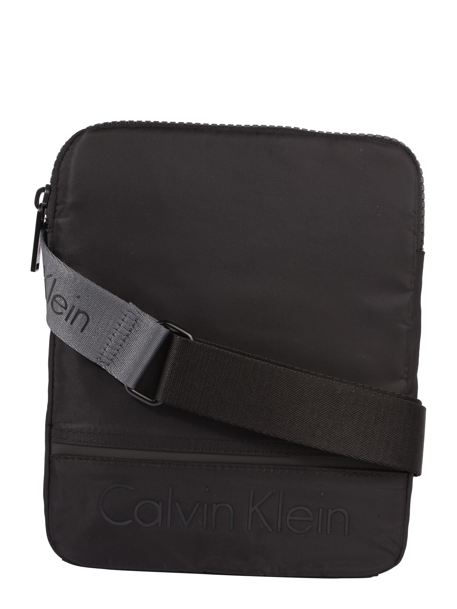 Calvin Klein Umhängetasche MATTHEW FLAT CROSSOVER schwarz
