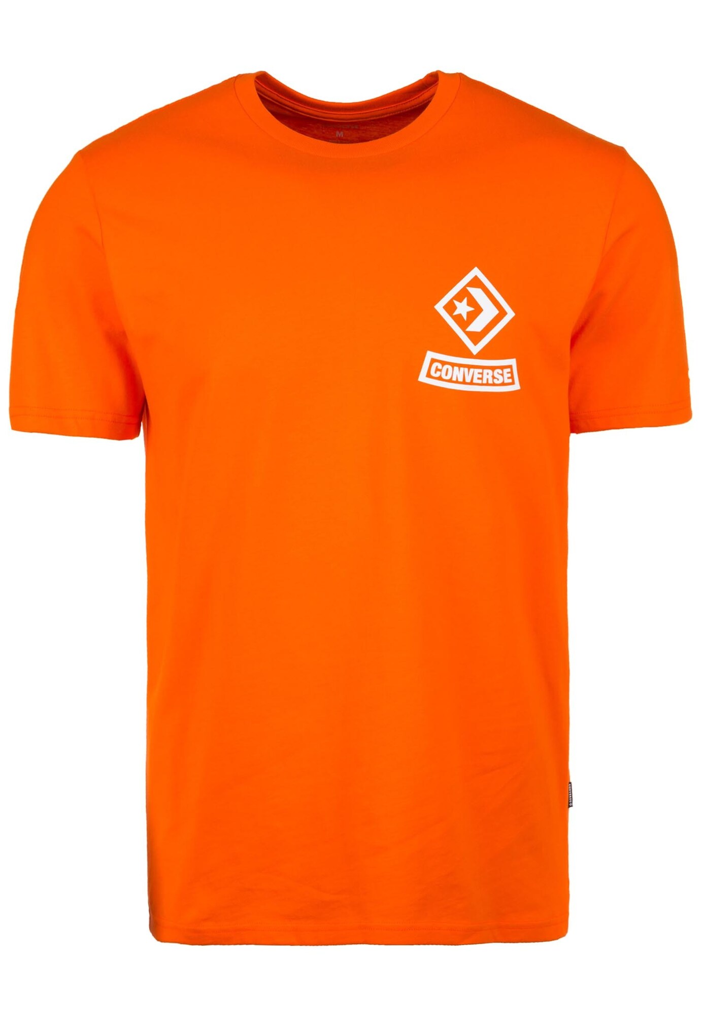 CONVERSE T-Shirt ''''Diamond Arch'''' dunkelorange / weiß