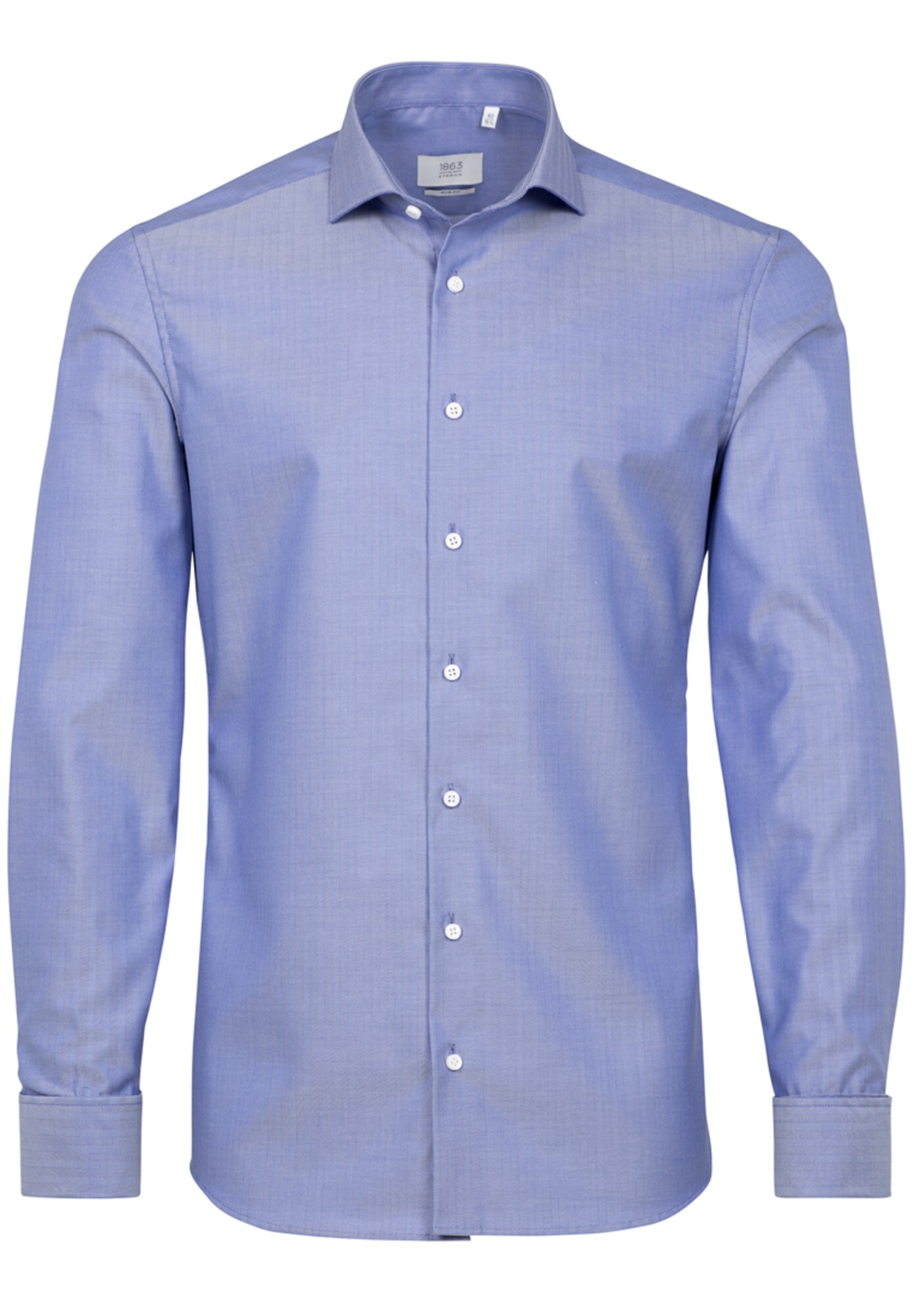 ETERNA Langarm Hemd SLIM FIT blau