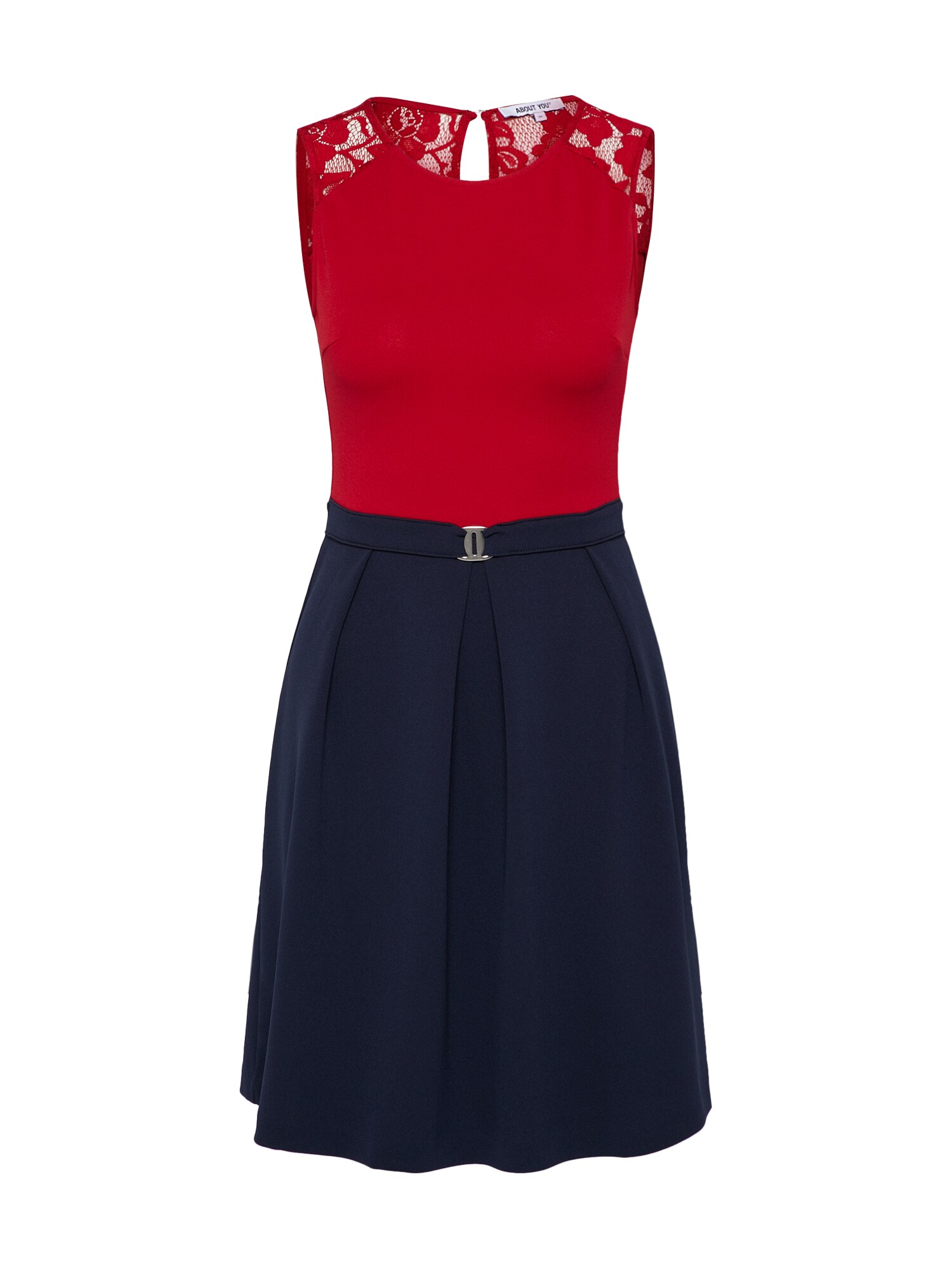 ABOUT YOU Jurk 'Lucille' blauw / rood